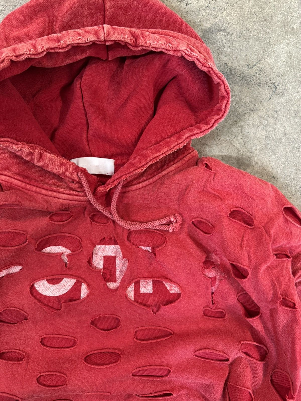 ALEXANDER DIGENOVA Alexander Digenova Red Double Layer Bodka Hoodie Size US M / EU 48-50 / 2 - 3 Thumbnail