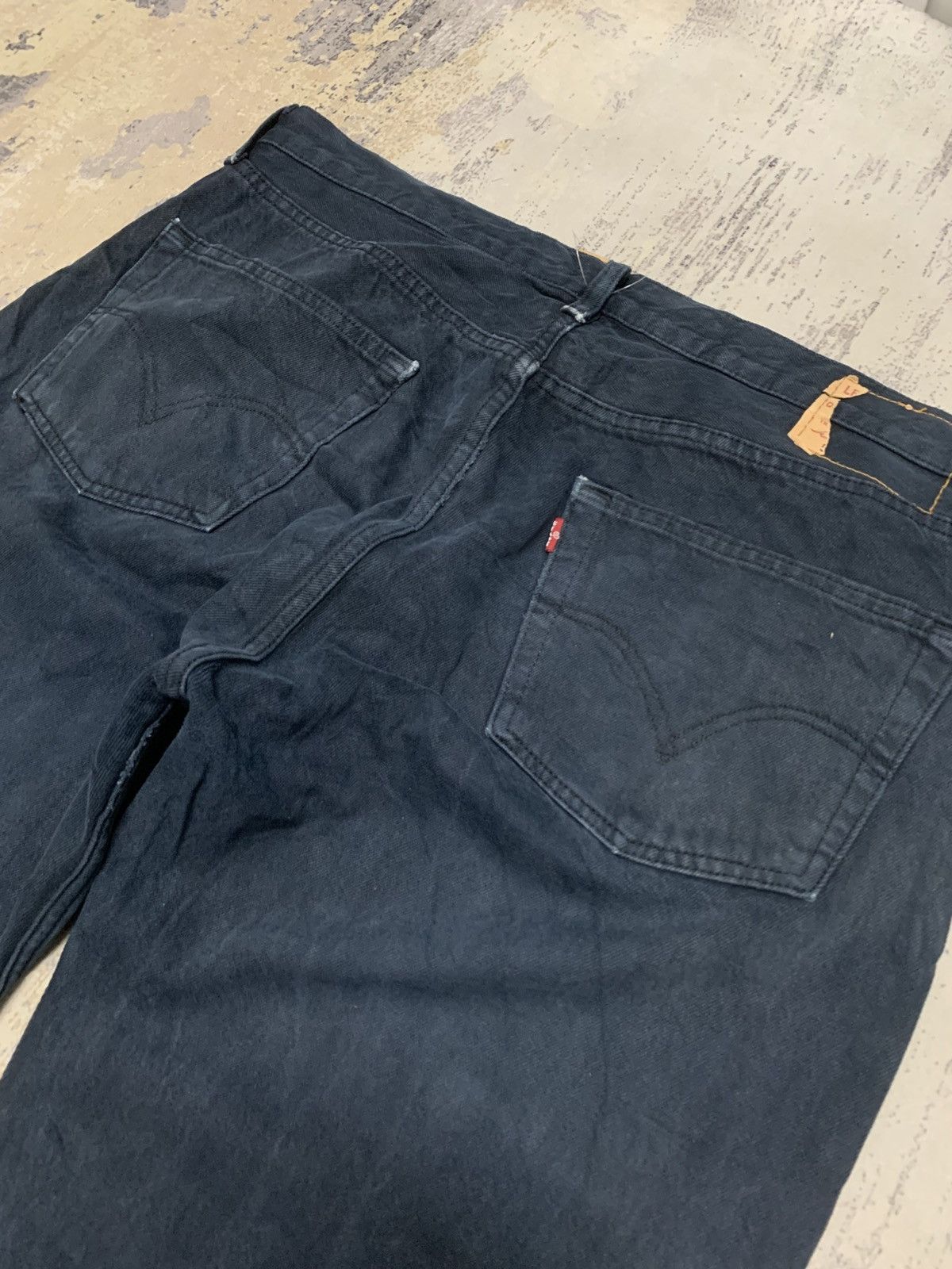 Levi's Levi’s 501 Super Black Y2K Distressed Denim Size US 38 / EU 54 - 10 Thumbnail