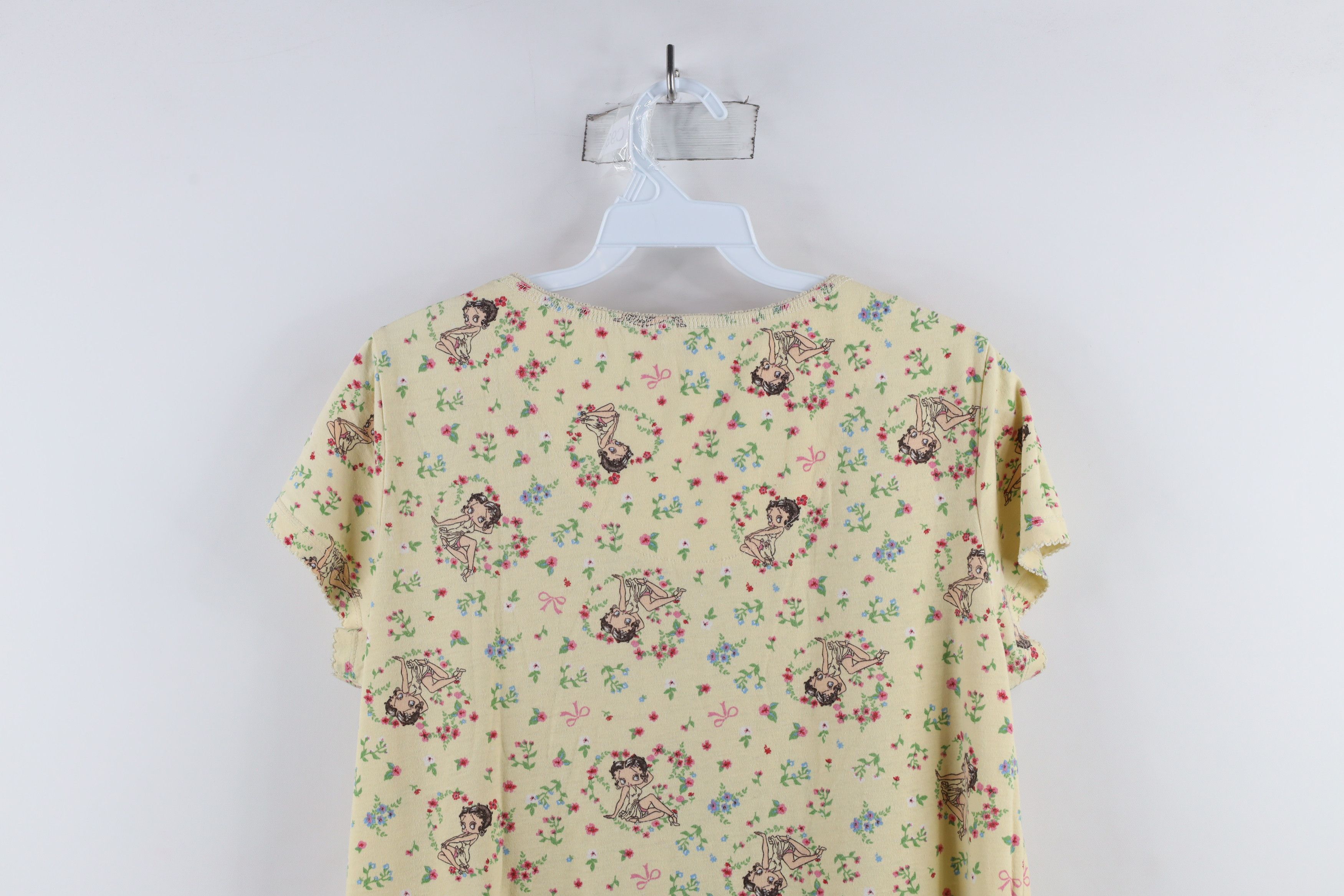 Vintage Vintage Betty Boop Womens Medium Flower Heart All Over Print Size M / US 6-8 / IT 42-44 - 13 Thumbnail