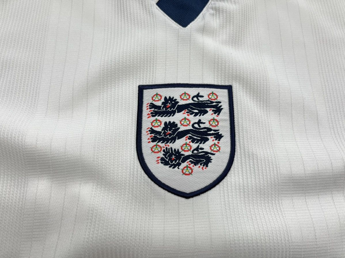 Umbro England 1996 Retro Home Football T-Shirt Jersey Score Draw Size US XL / EU 56 / 4 - 8 Thumbnail