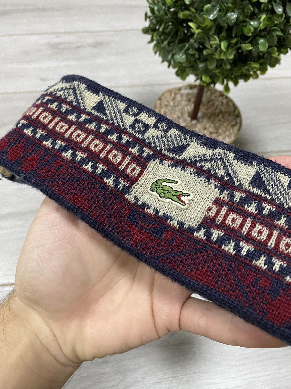 Lacoste Lacoste Chemise RARE vintage wool headband Size ONE SIZE - 2 Thumbnail