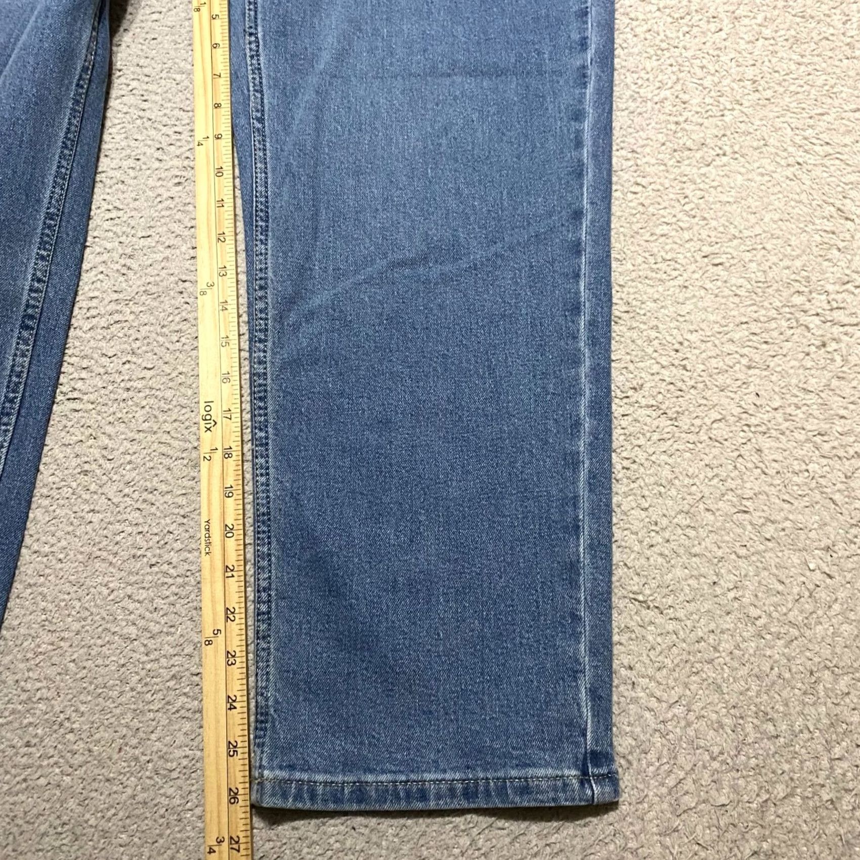 Calvin Klein Calvin Klein Jeans Blue Denim 14 Womens Straight 26in Inseam Medium Wash Regular Fit 5-Pocket Denim NWT Jeans Size 36" / US 14 / IT 50 - 6 Thumbnail