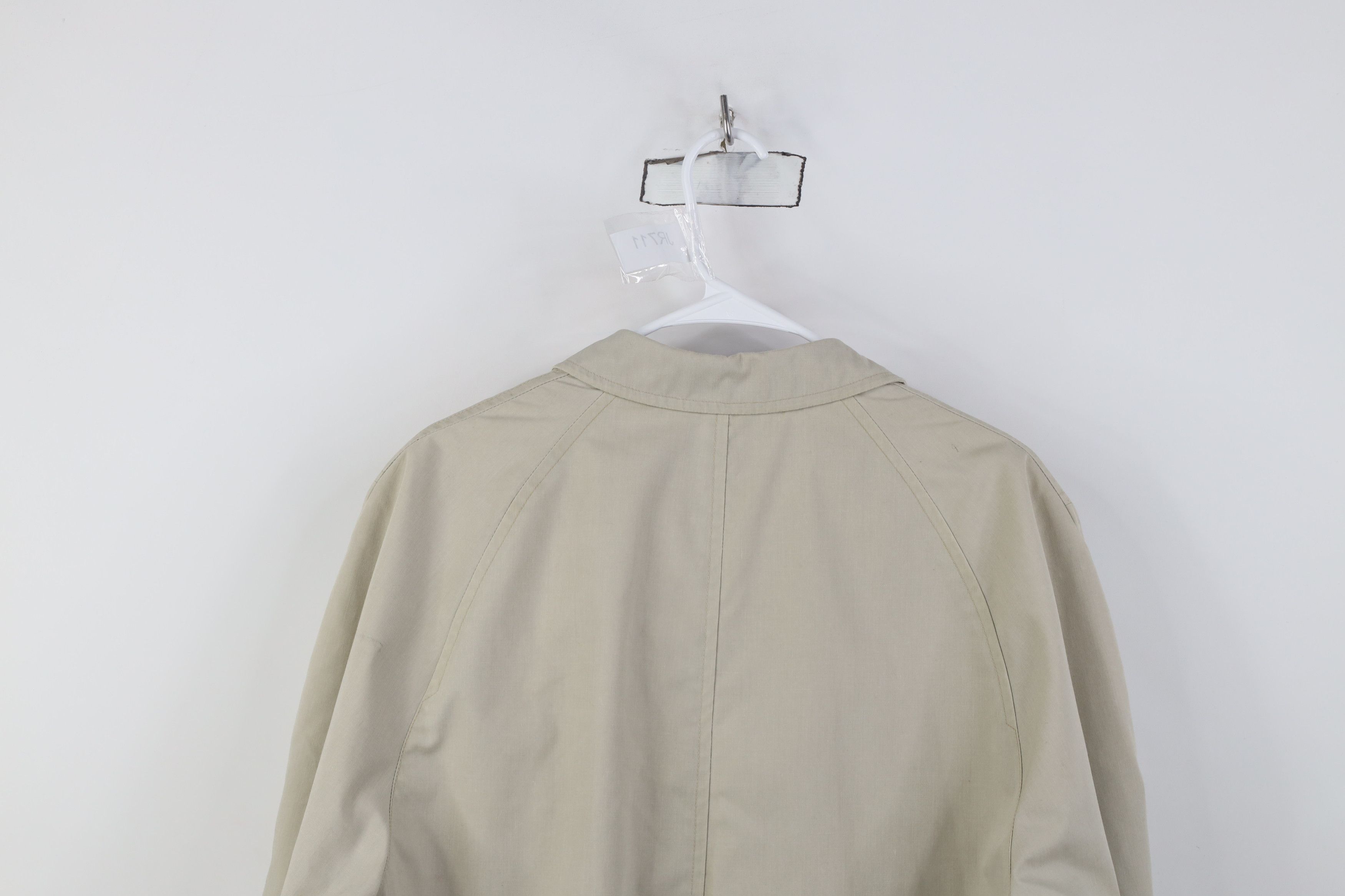 Vintage Vintage 50s Streetwear Button Trench Coat Rain Jacket USA Size US XXL / EU 58 / 5 - 16 Thumbnail