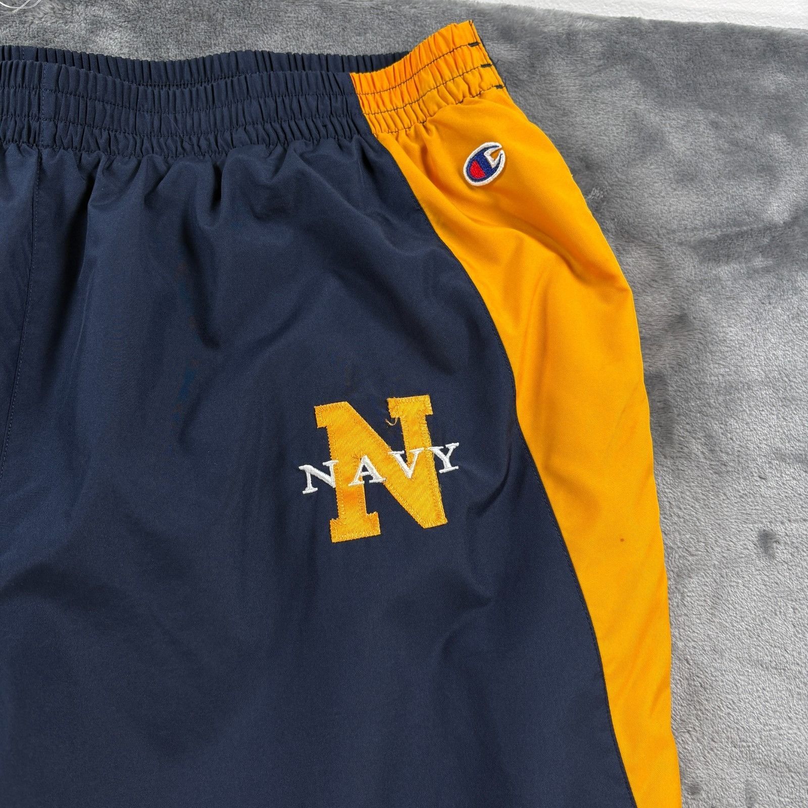 Champion Champion Navy Midshipmen Basketball Snap Away Warm Up Pants Size US 36 / EU 52 - 3 Thumbnail