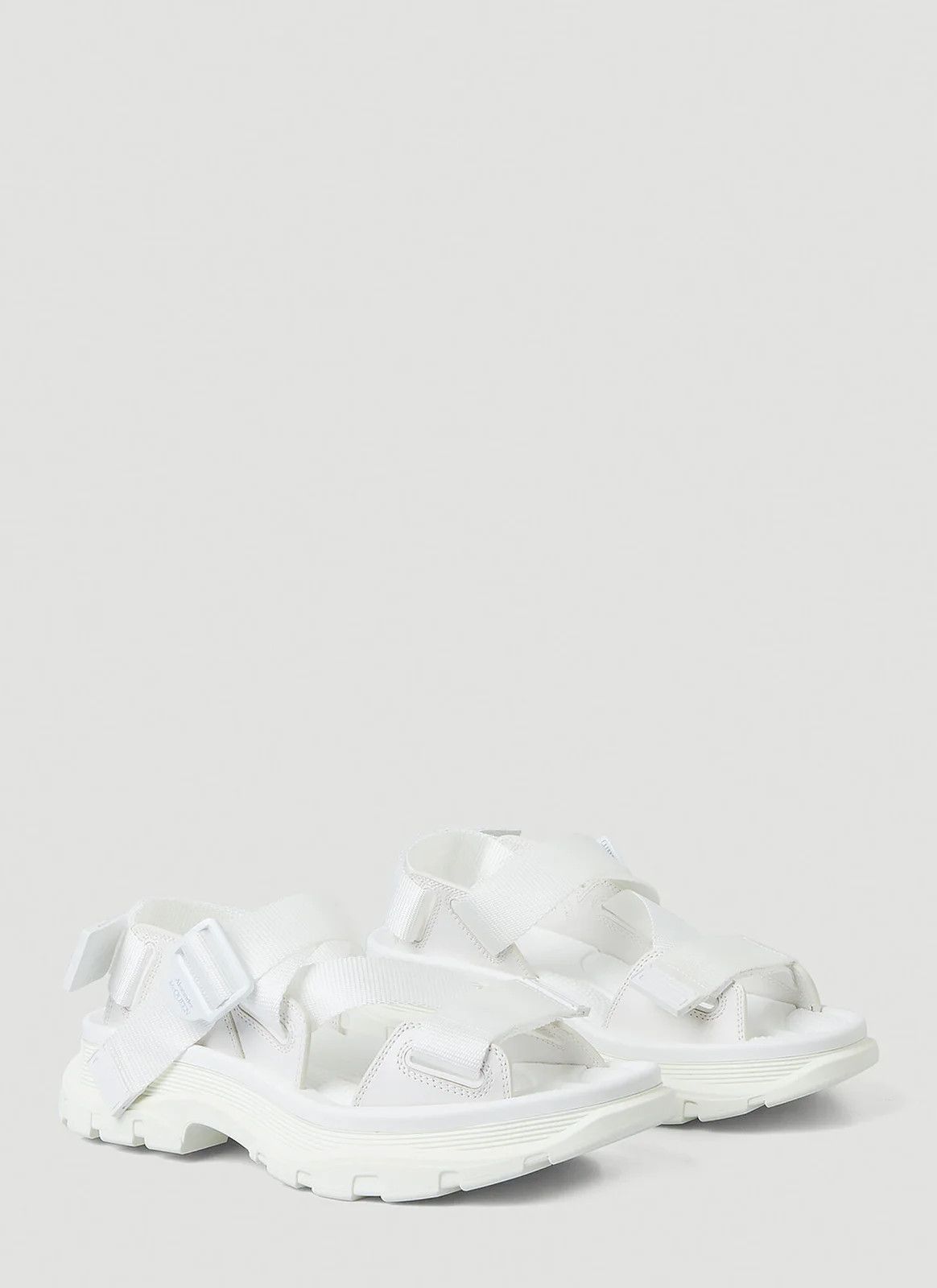 Alexander McQueen o1y0225 Sandals in White Size US 8 / IT 38 - 3 Thumbnail