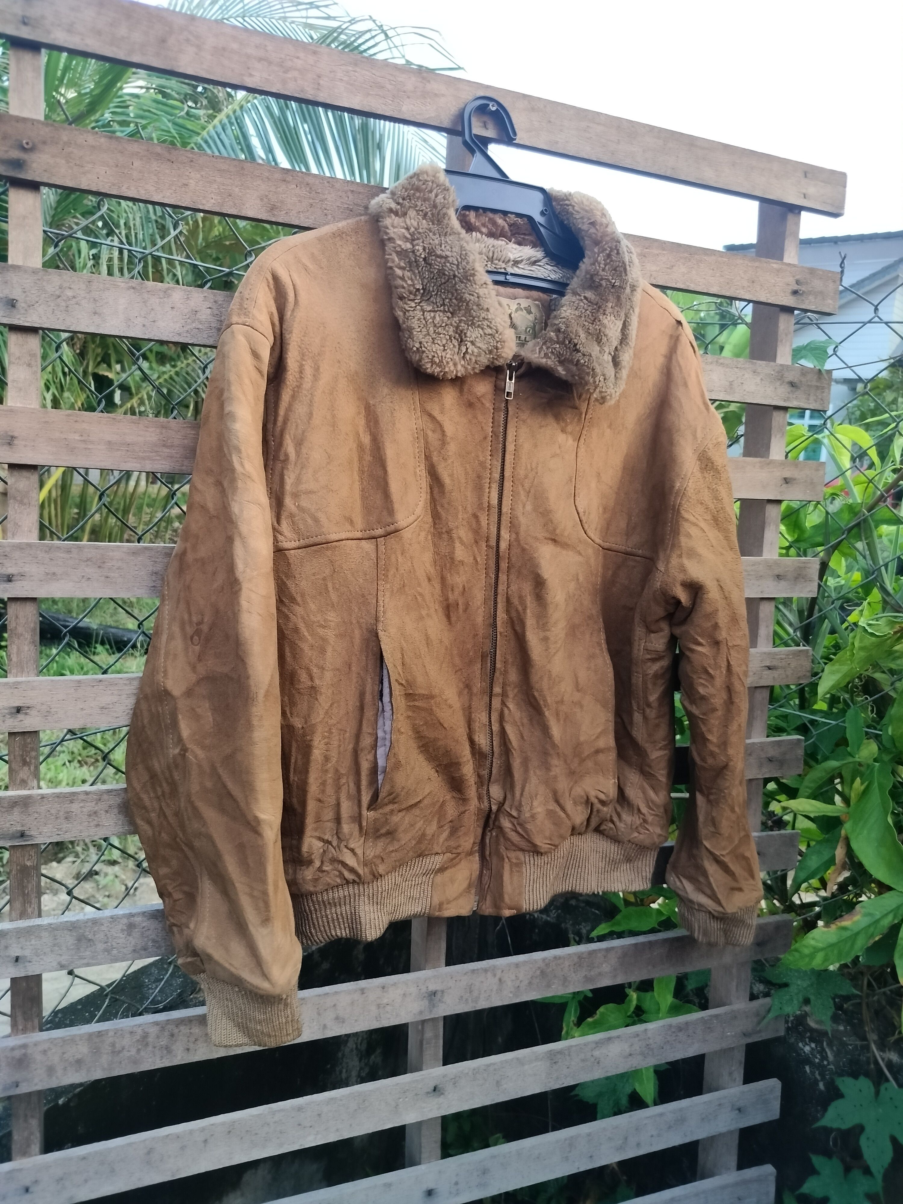 Japanese Brand O'NEILL FUR LEATHER JACKET Size US L / EU 52-54 / 3 - 8 Thumbnail