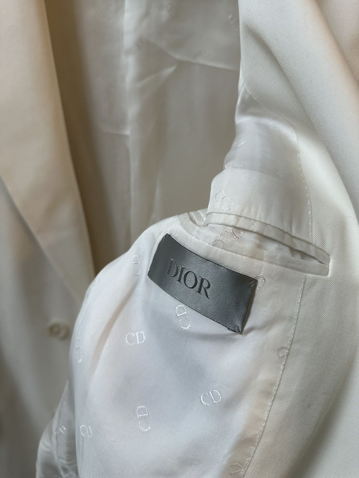 Dior DIOR HOMME WHITE BLAZER JACKET Size 50S - 5 Thumbnail