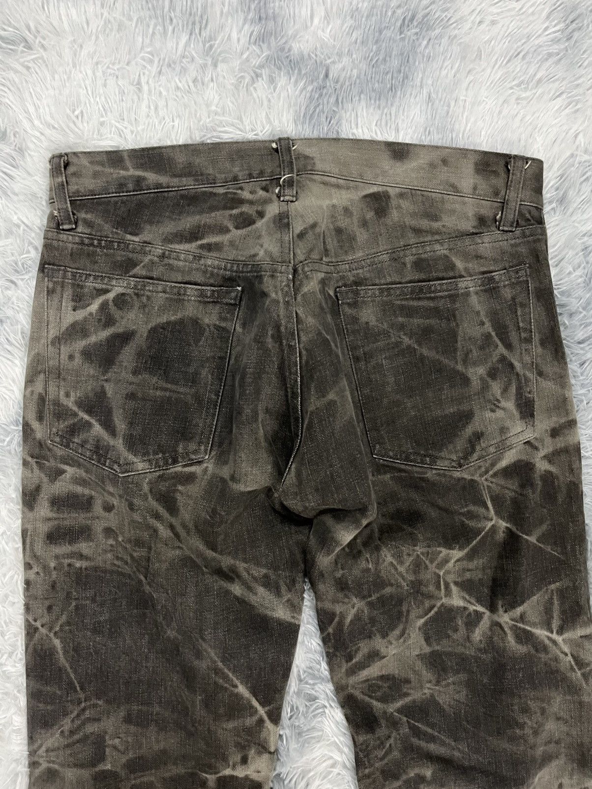 Tornado Mart Rare🔥Edge Rupert Typography Flared Jeans Size US 33 - 12 Thumbnail