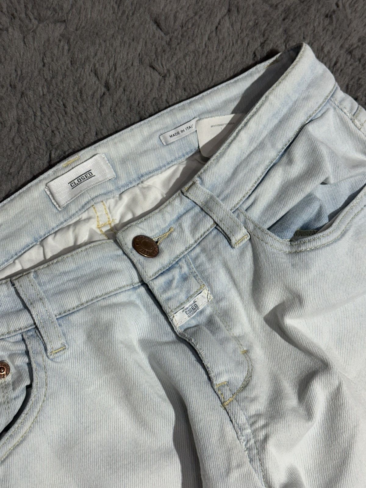 CLOSED CLOSED Skinny Denim Jeans - Super Light Bleach Wash Size US 29 - 5 Thumbnail