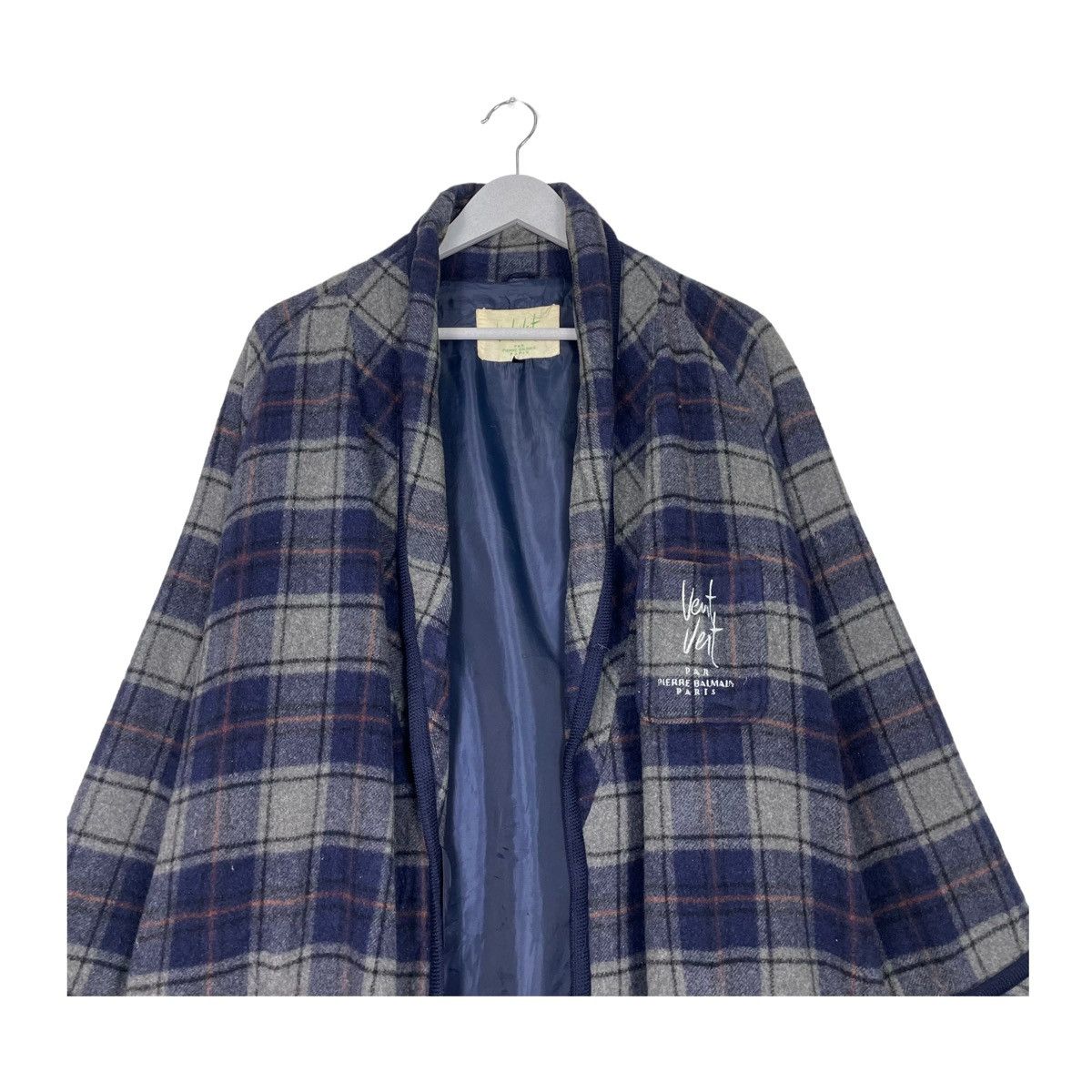 Japanese Brand × Pierre Balmain × Vintage 💥VTG PIERRE BALMAIN TARTAN NOVA CHECK ROBE Size US M / EU 48-50 / 2 - 5 Thumbnail