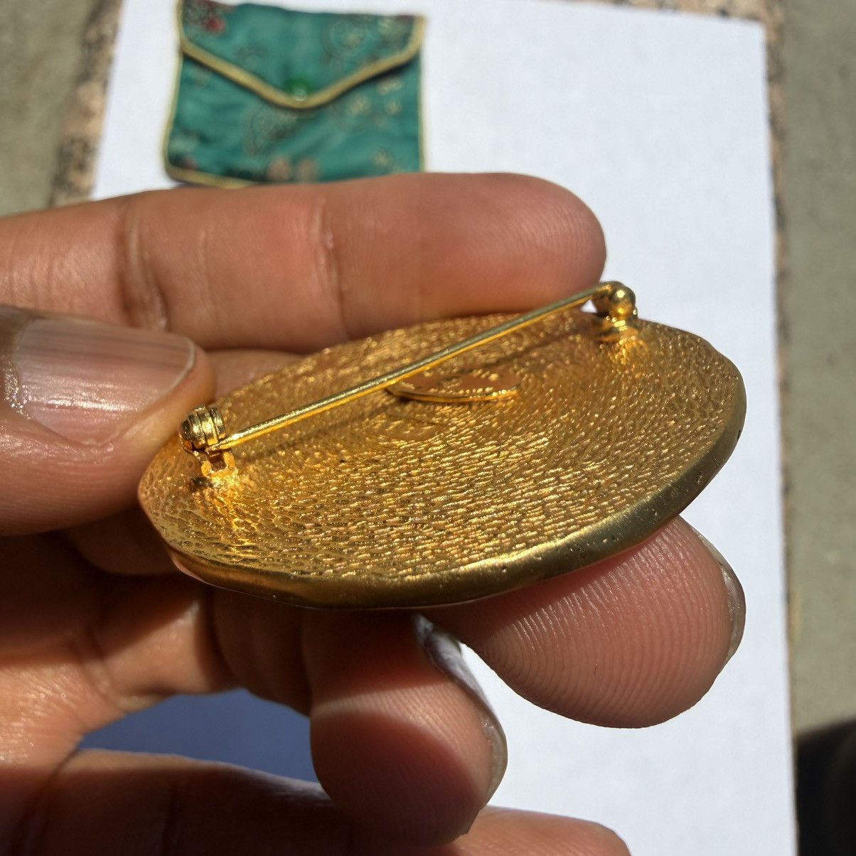 Chanel Chanel 31 Rue Cambon Gold-plated Brooch Karl Lagerfeld Era Size ONE SIZE - 4 Thumbnail