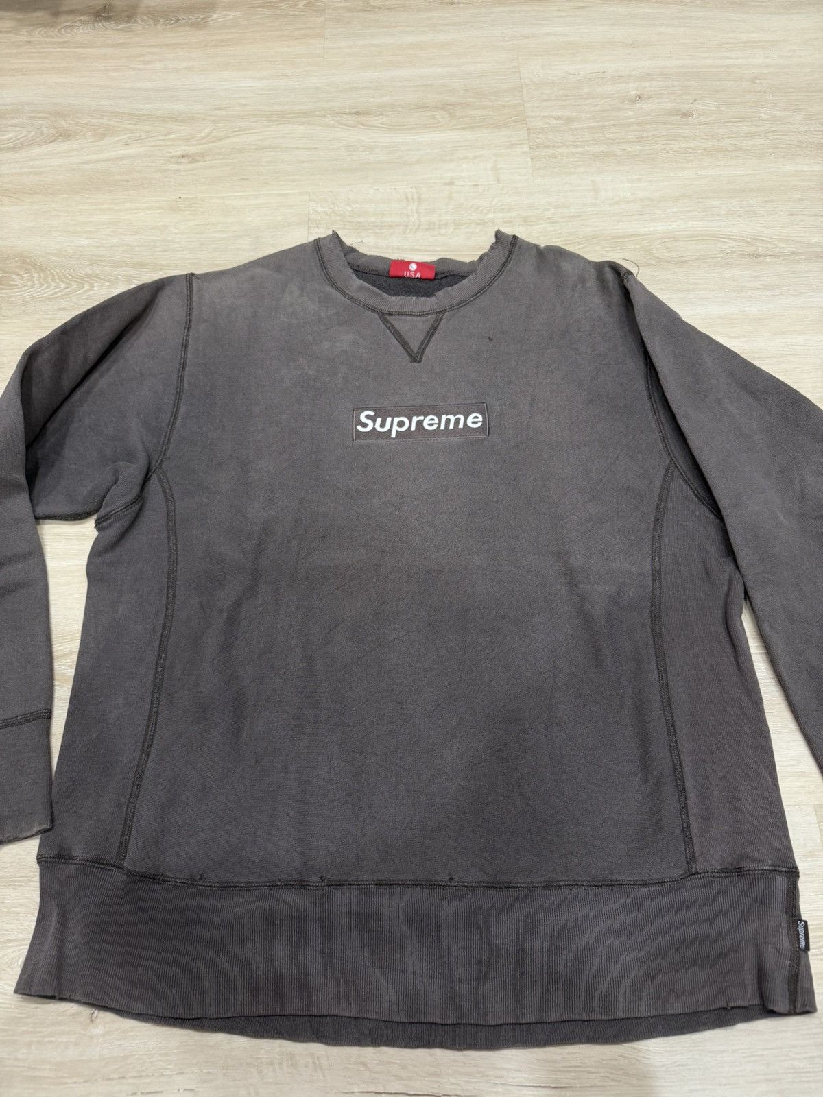 Supreme Supreme 1997 Box Logo Crewneck Size US L / EU 52-54 / 3 - 2 Thumbnail
