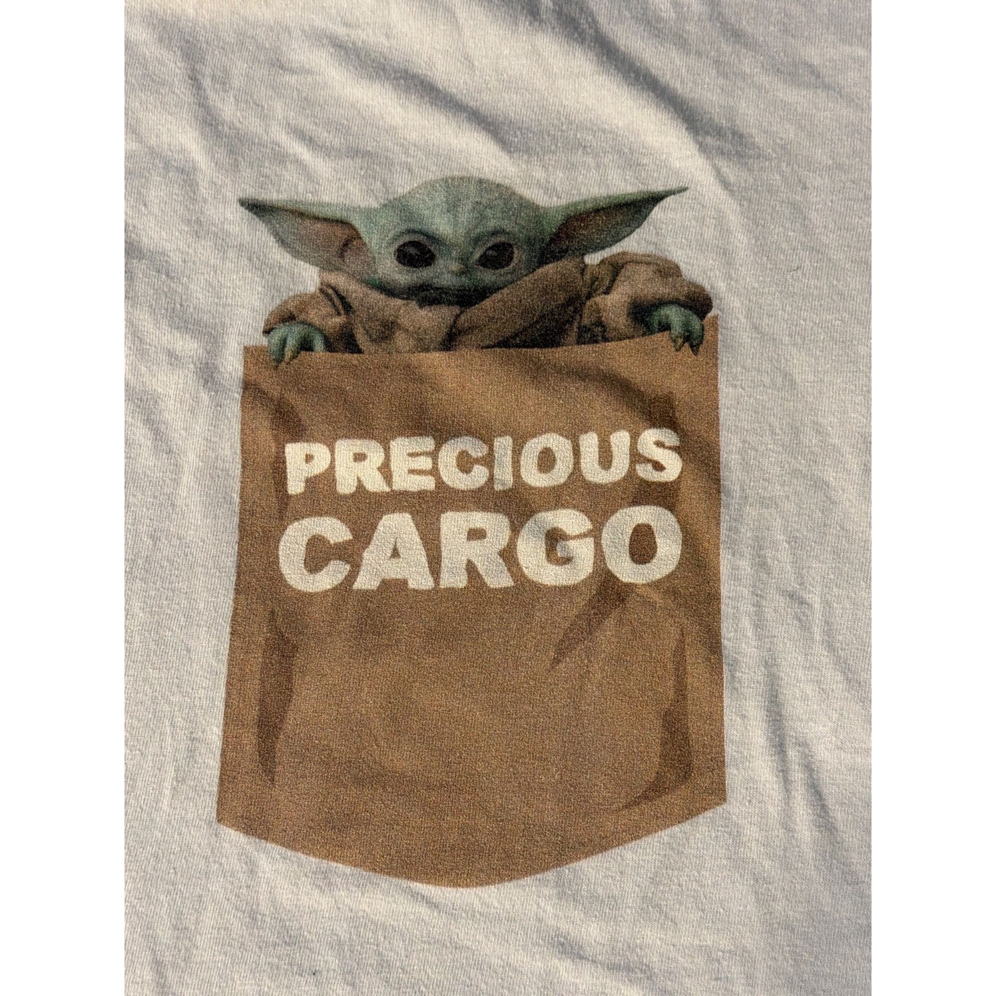 Star Wars Star Wars Precious Cargo Baby Yoda T Shirt Mandalorian Pocke Size US S / EU 44-46 / 1 - 2 Thumbnail