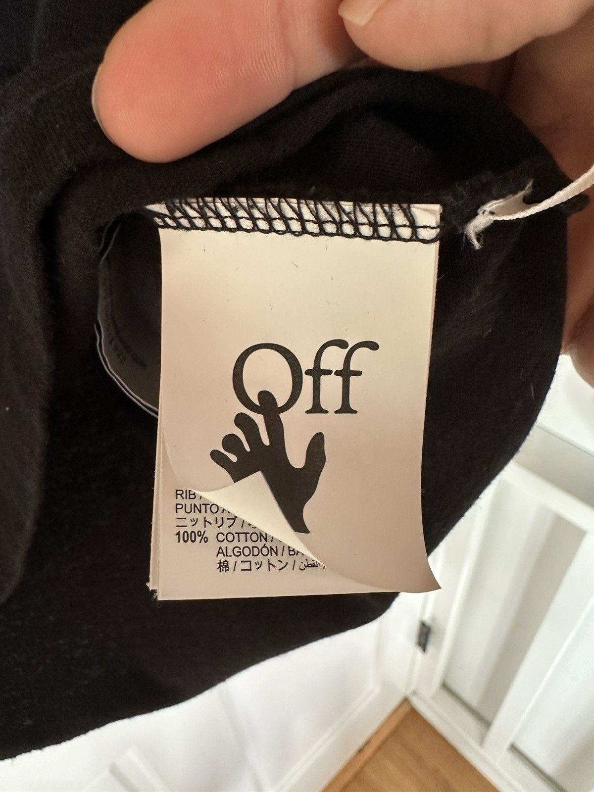 Off-White OFF-WHITE CARAVAGGIO ARROW SLIM S/S TEE Size US L / EU 52-54 / 3 - 6 Thumbnail