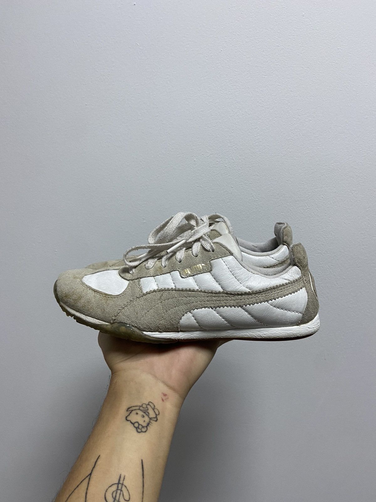 Puma × Vintage Puma Vintage Sneakers Low Top Womans racing Size US 7 / IT 37 - 4 Thumbnail