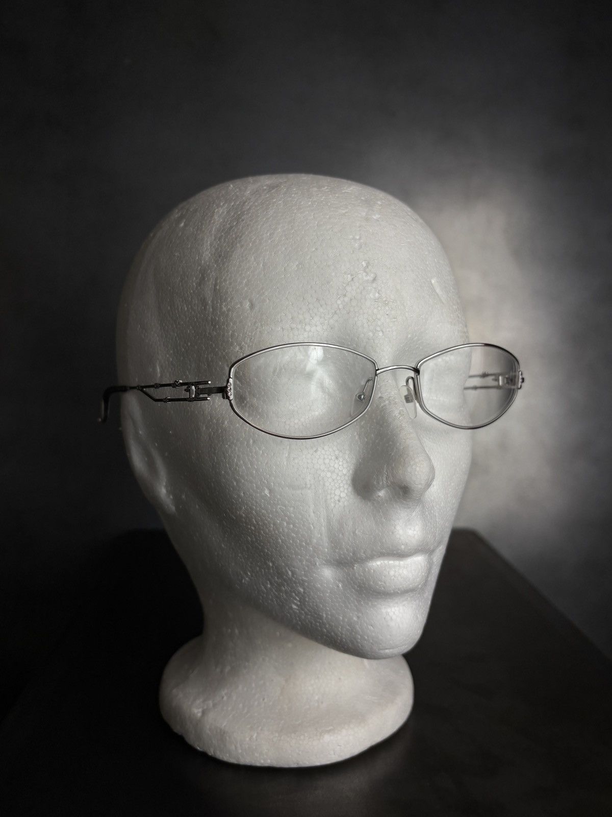 Vintage Christian Dior Glasses Metal Flower 3825 2000s 1990s