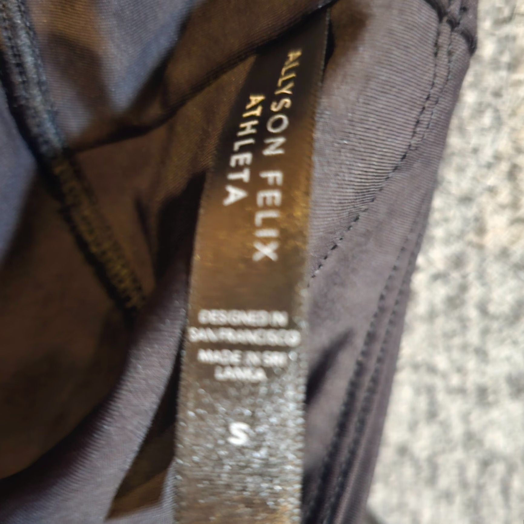 Athleta Athleta Pants Womens S Black Allyson Felix Faux Leather Legging Casual Moto Size 28" / US 6 / IT 42 - 5 Thumbnail