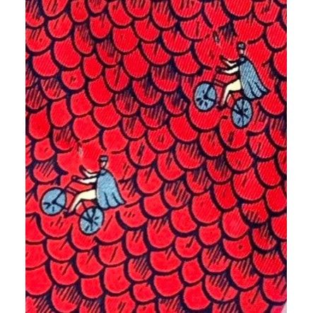 Other Vtg Sur Les Toits De Paris le Gendarme Silk Rockabilly Tie Size ONE SIZE - 2 Thumbnail