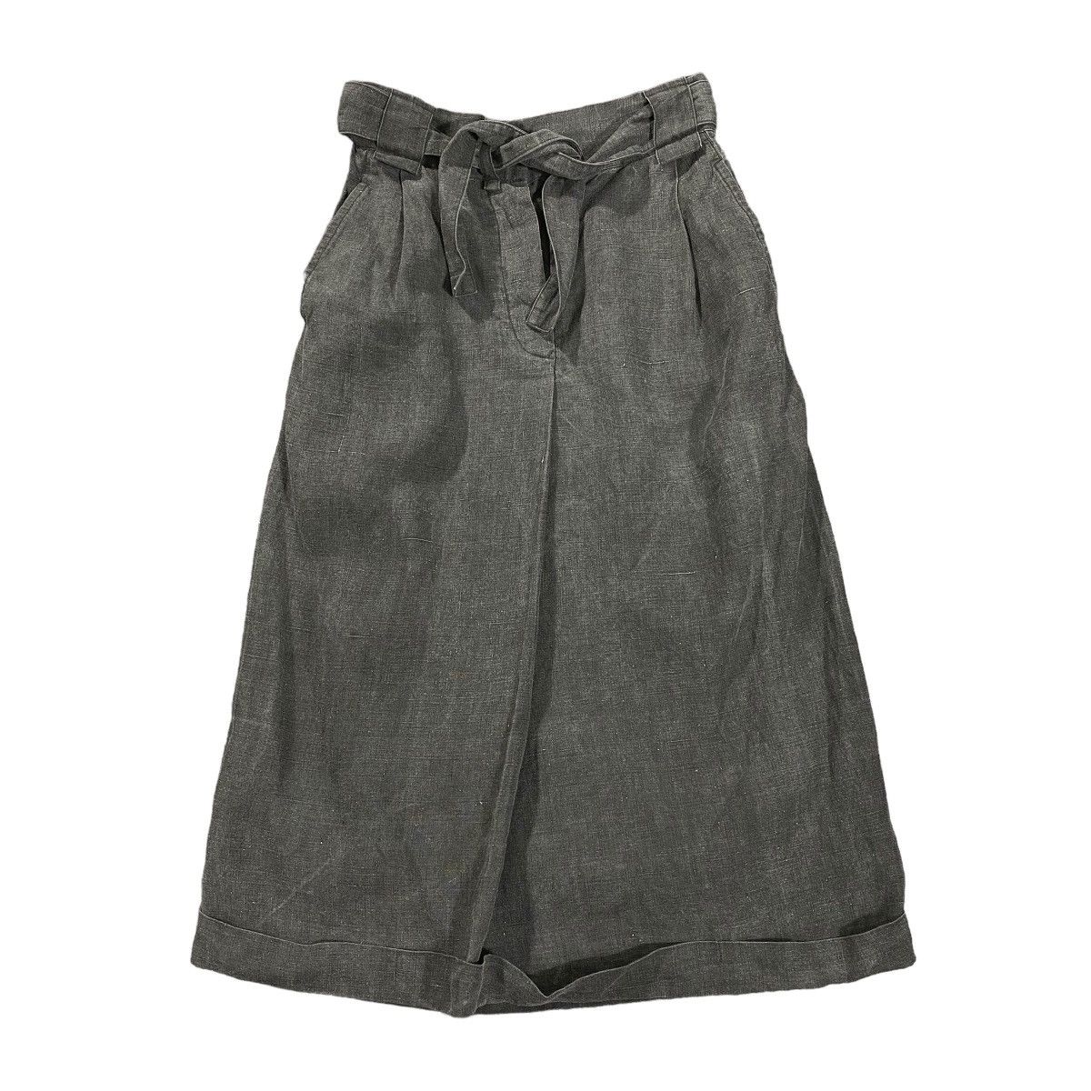 Issey Miyake × Japanese Brand × Pleats Please Issey Miyake Vintage 80s Issey Miyake Midi Skirt S Size Grey Colour Size 25" / US 0 / IT 36 - 1 Thumbnail