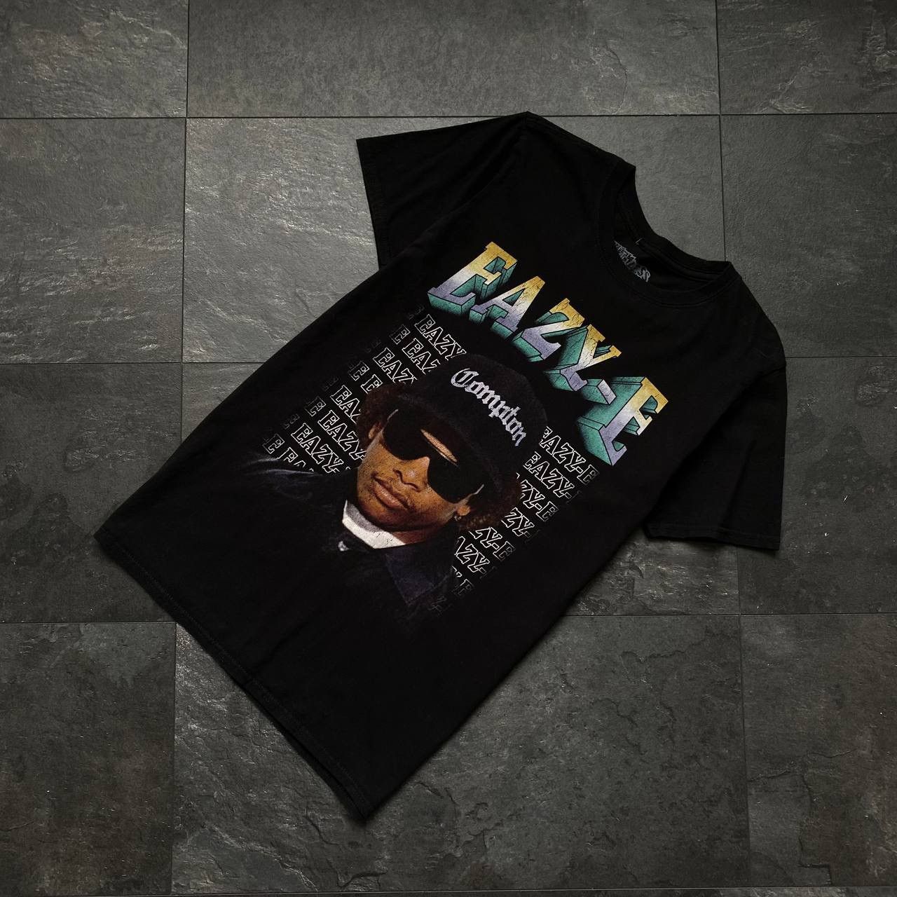 Rap Tees × Vintage Vintage eazy-e big logo tee shirt Size US M / EU 48-50 / 2 - 1 Thumbnail