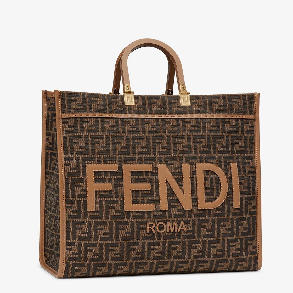 Fendi o1s1wg110925 Size: OS/Fendi Sunshine Large in Brown Size ONE SIZE - 2 Thumbnail