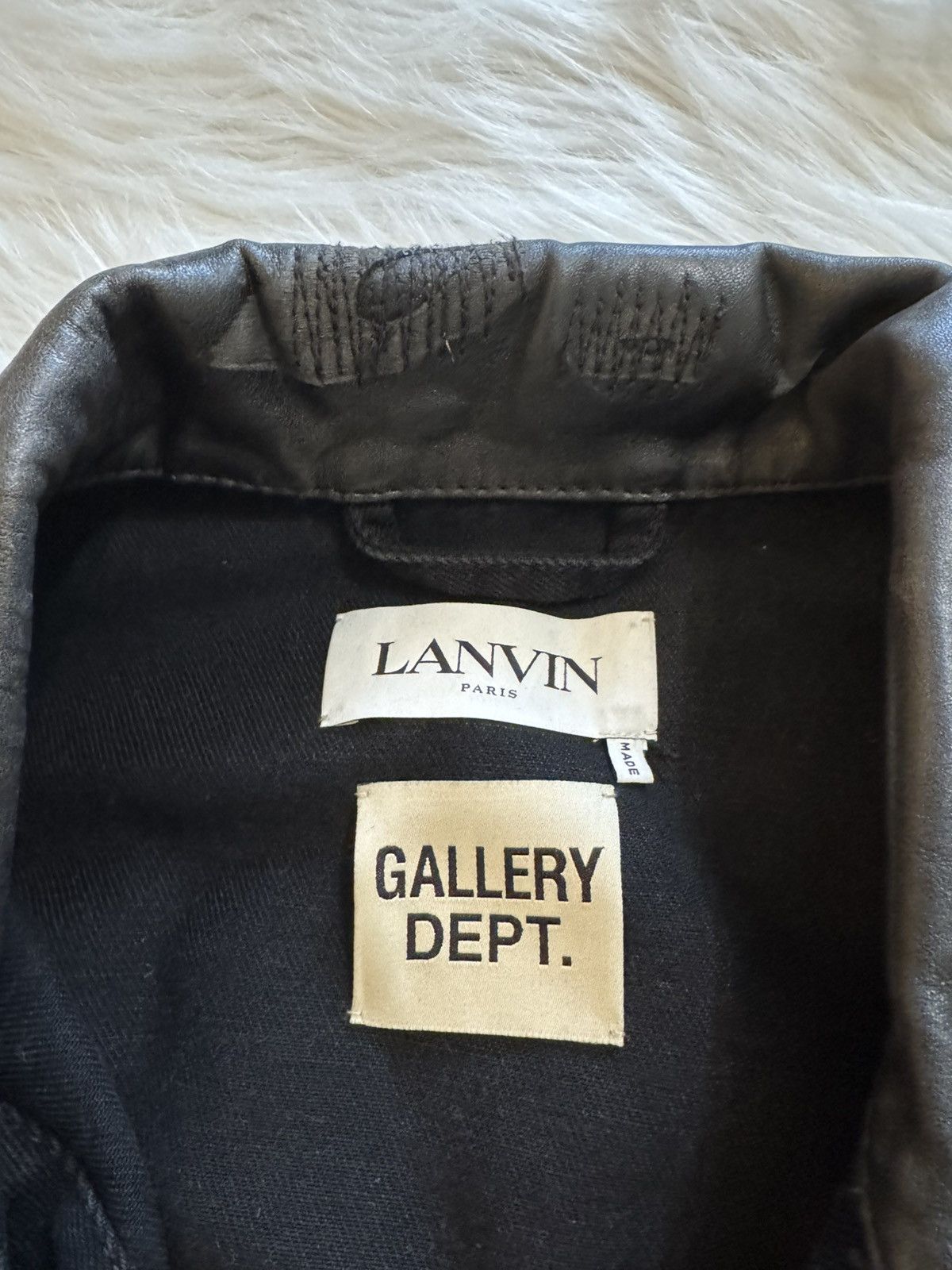 Gallery Dept. × Lanvin Gallery Dept. x Lanvin Denim Jacket Black 54 Size US L / EU 52-54 / 3 - 7 Thumbnail