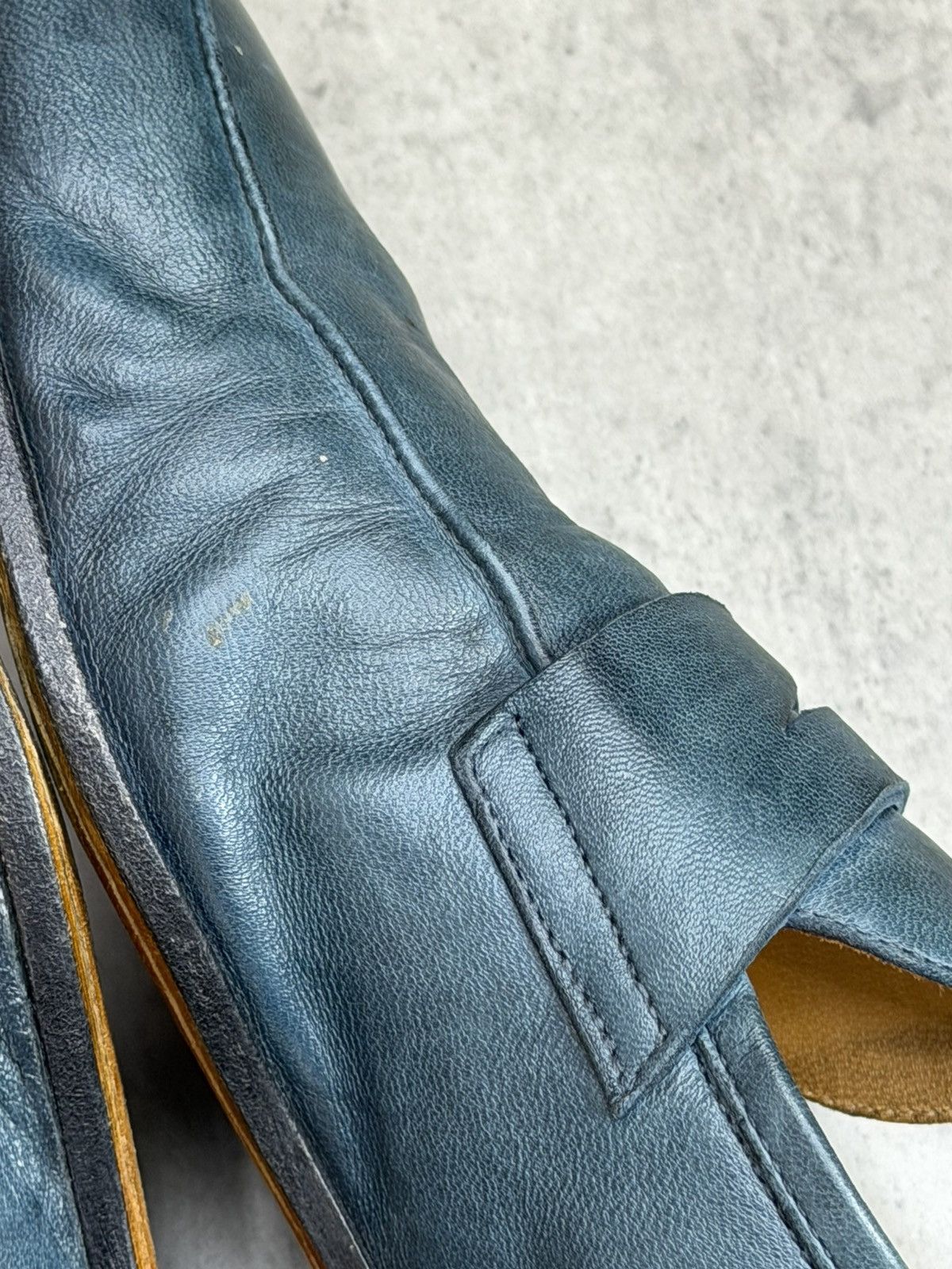Doucal's Doucal’s Blue/Green Leather Penny Loafers EU 42 US 9 Size US 9 / EU 42 - 15 Thumbnail