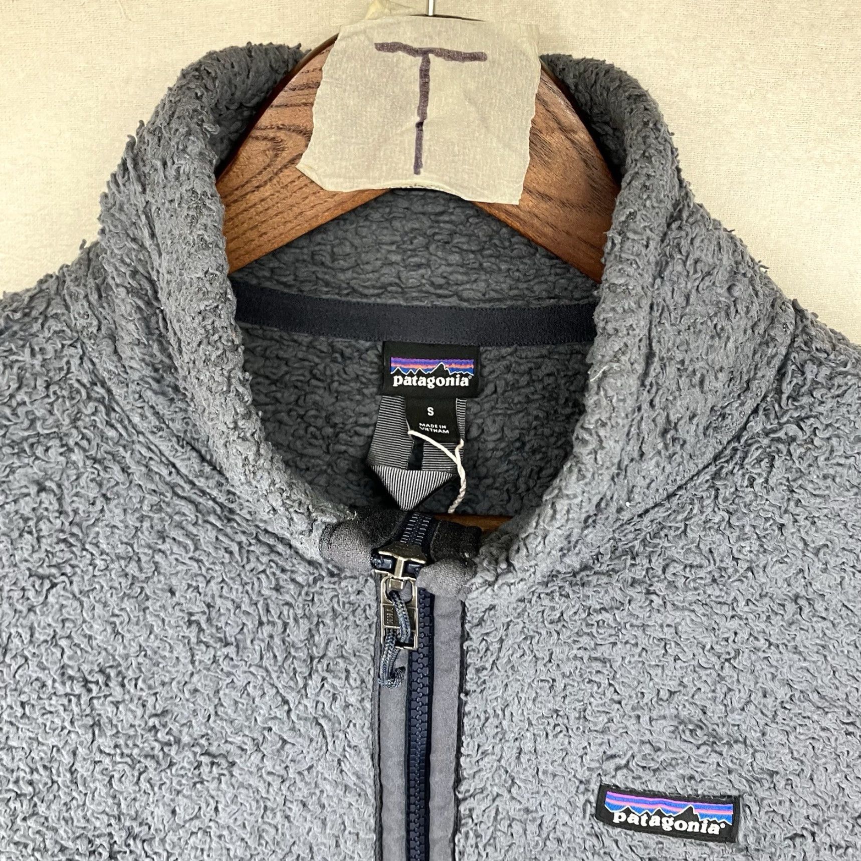 Patagonia Patagonia Mens Gray Sherpa Fleece 1/2 Zip Pullover Sweatshirt Long Sleeve Mock Neck Logo Outdoor Retro Athletic Fit S Regular Size US S / EU 44-46 / 1 - 3 Thumbnail