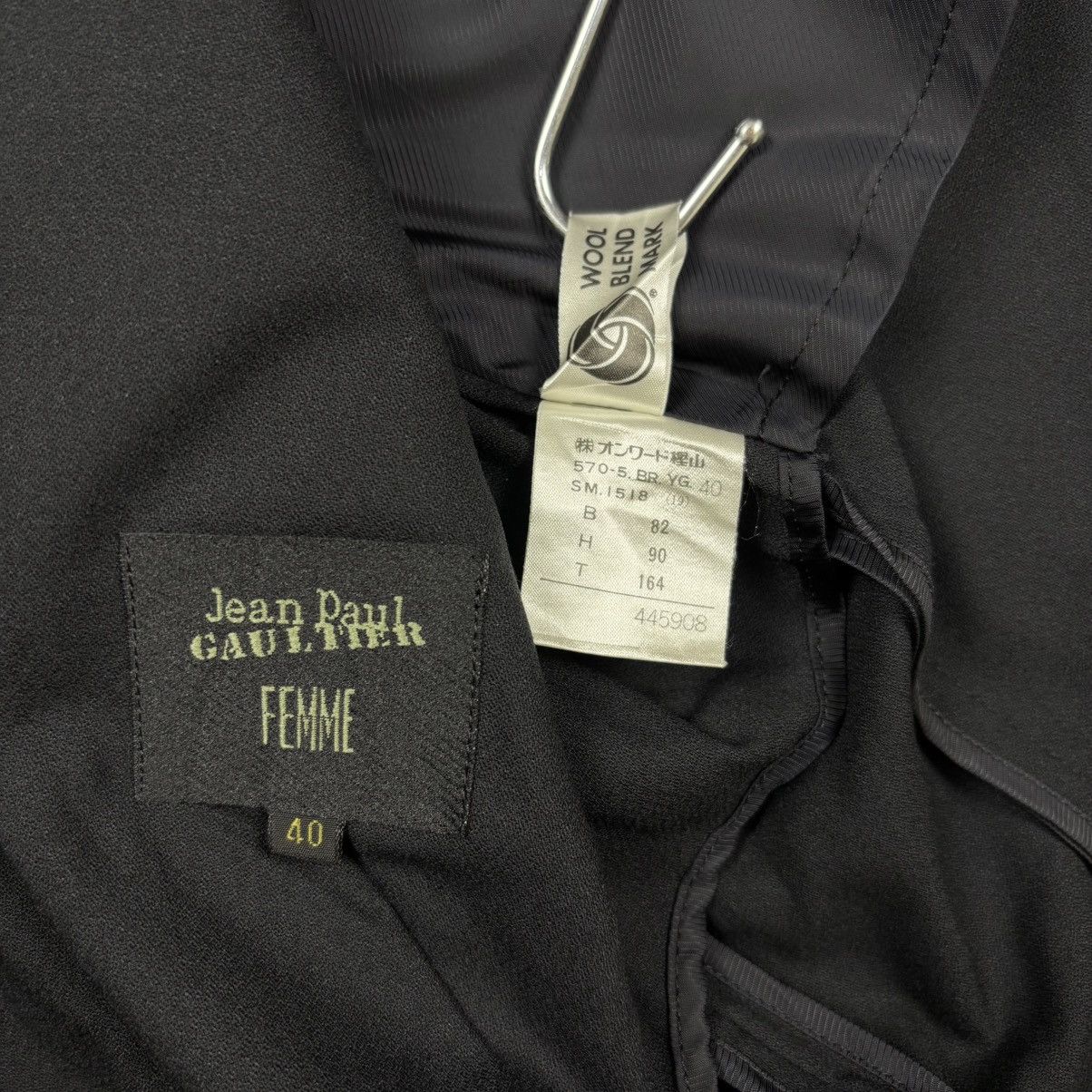 Jean Paul Gaultier Jean paul gaultier femme wool blend blazer Size M / US 6-8 / IT 42-44 - 7 Thumbnail