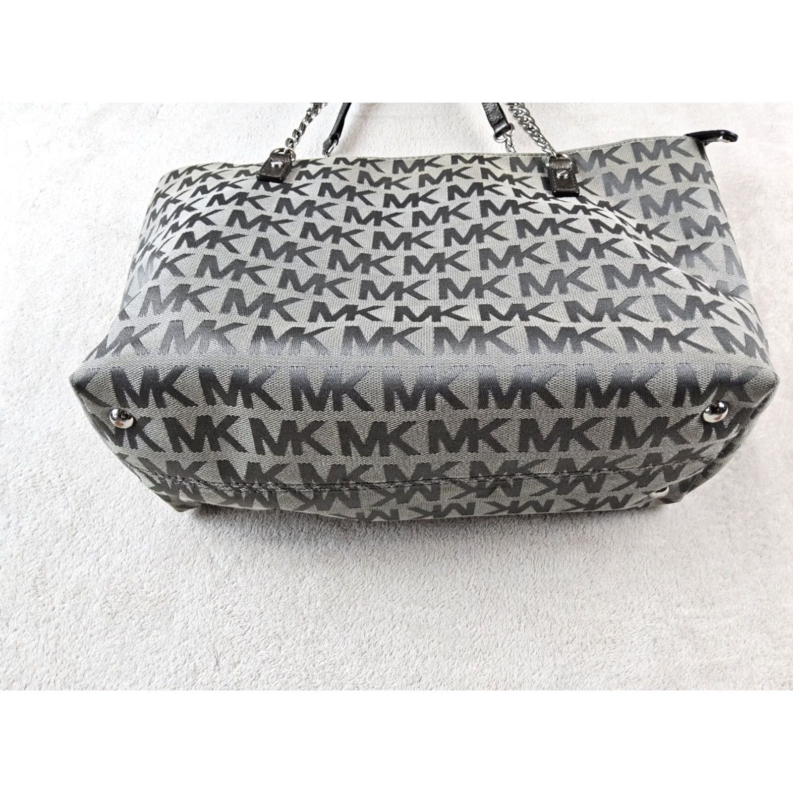 Michael Kors Michael Kors Tote Women Canvas Multicolor Purse Handbag MK Double Handles Shoulder Bag Size ONE SIZE - 3 Thumbnail