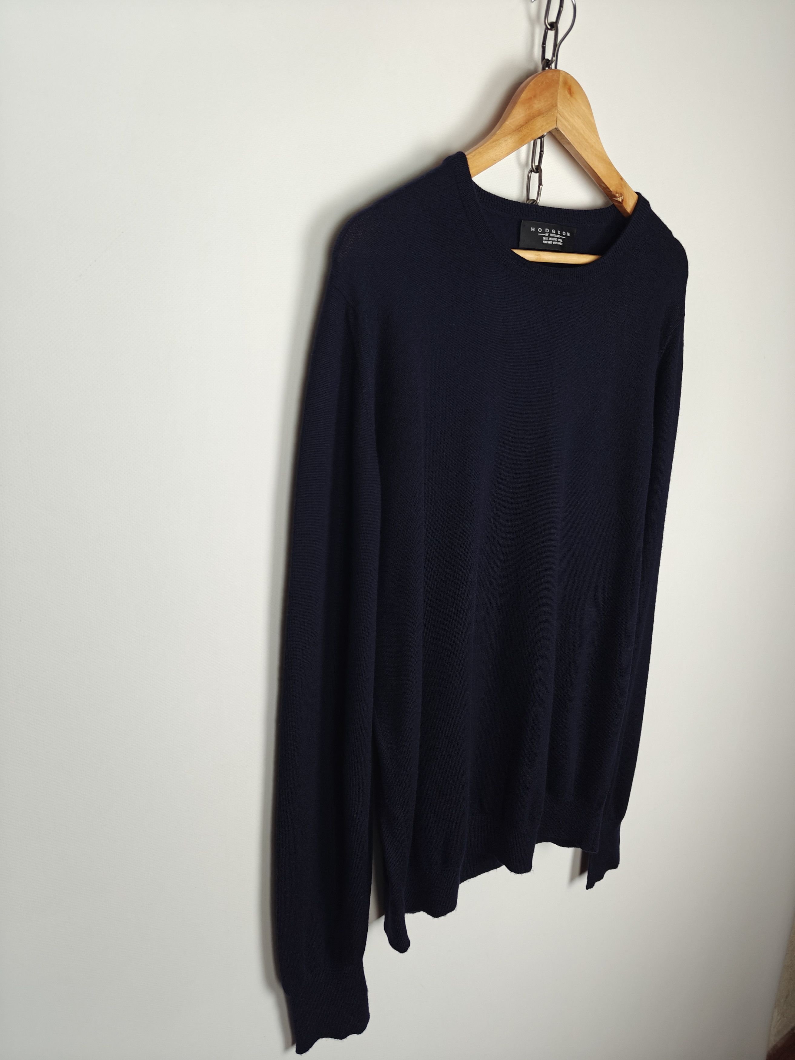Other Hodgson Pure Wool Sweater Pullover Creneck Blue size XL Size US XL / EU 56 / 4 - 4 Thumbnail
