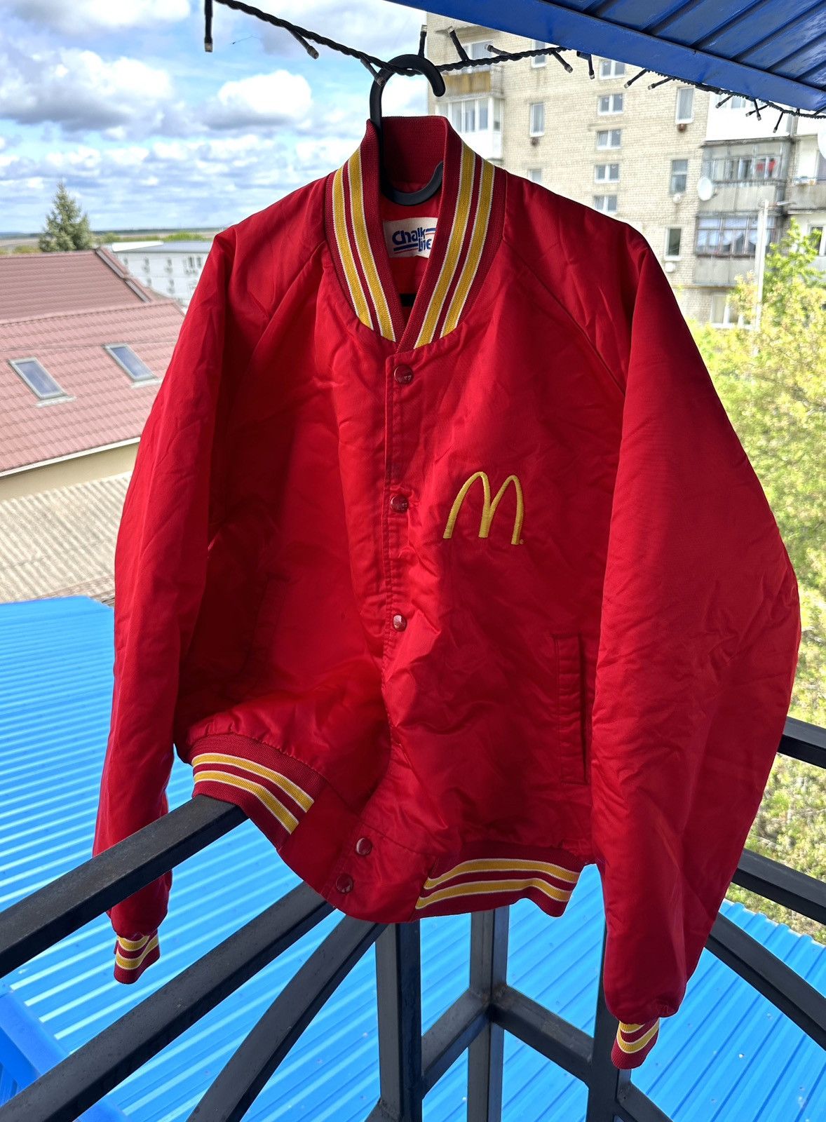Chalk Line × Vintage Y2K Vintage Chalk Line McDonald’s Bombers Streetwear USA VTg Size US XL / EU 56 / 4 - 1 Thumbnail