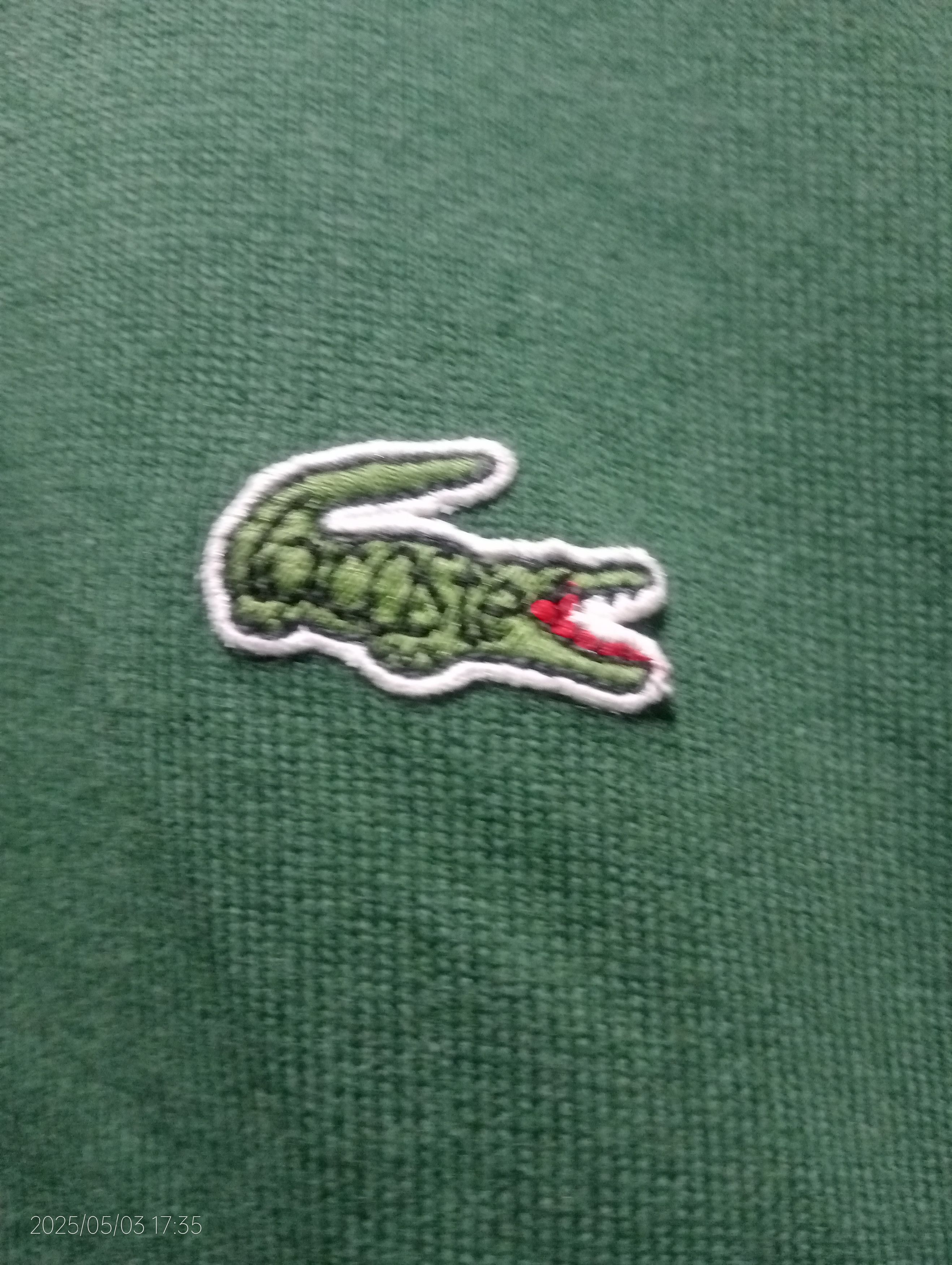 Lacoste Vintage Lacoste Polos Rugby Long Sleeve Tshirt Very Rare Size US L / EU 52-54 / 3 - 4 Thumbnail