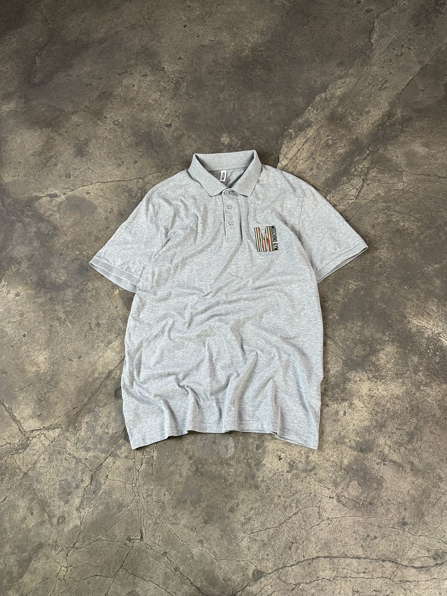 Moschino Moschino Logo Polo T-shirt Luxury Size US L / EU 52-54 / 3 - 1 Thumbnail