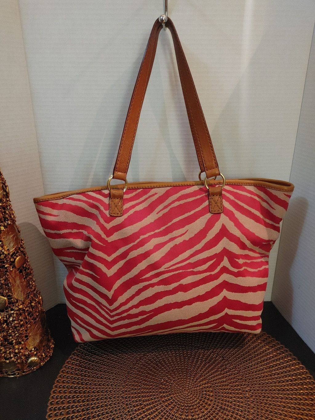 Antonio Maurizi Antonio Melani Zebra Striped Becky Tote Size ONE SIZE - 5 Thumbnail