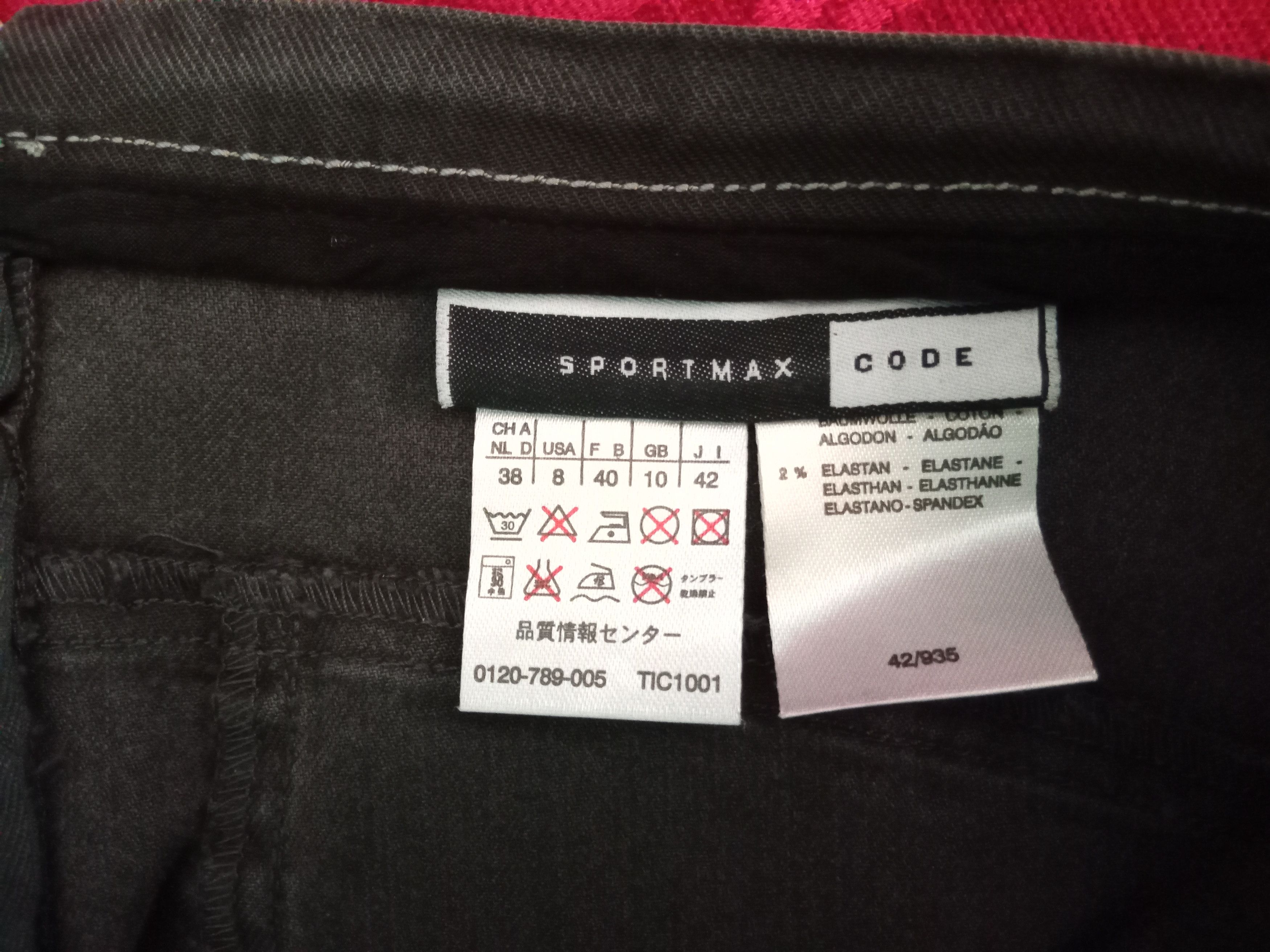 Sportmax Sportmax Code Denim Skirt Size 28" / US 6 / IT 42 - 6 Thumbnail