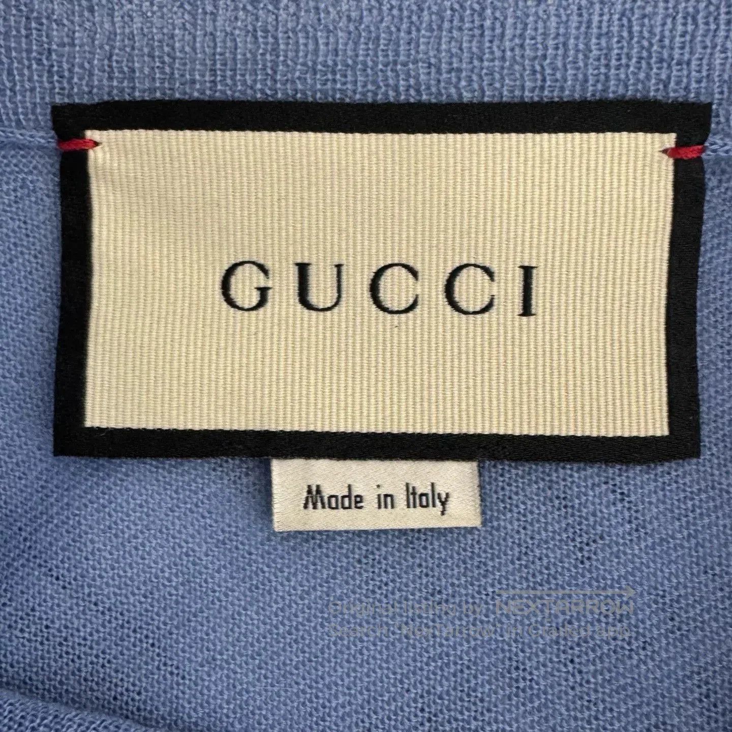 Gucci Gucci Embroidered Cashmere Sweater Size S. Size S / US 4 / IT 40 - 3 Thumbnail