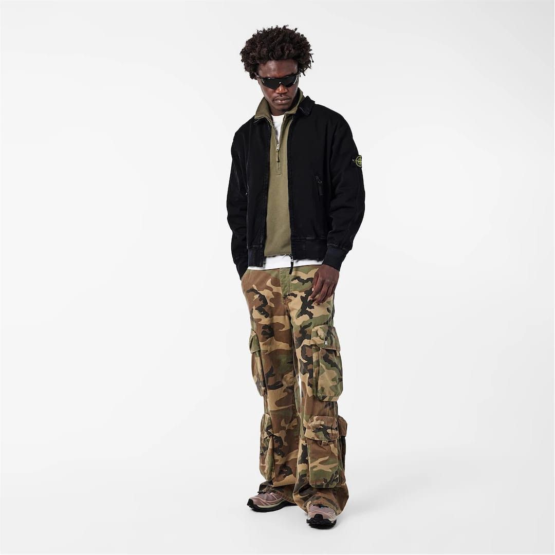 Stone Island o1g2r1mq0526 Oversized Track Jacket in Black Size US S / EU 44-46 / 1 - 5 Thumbnail