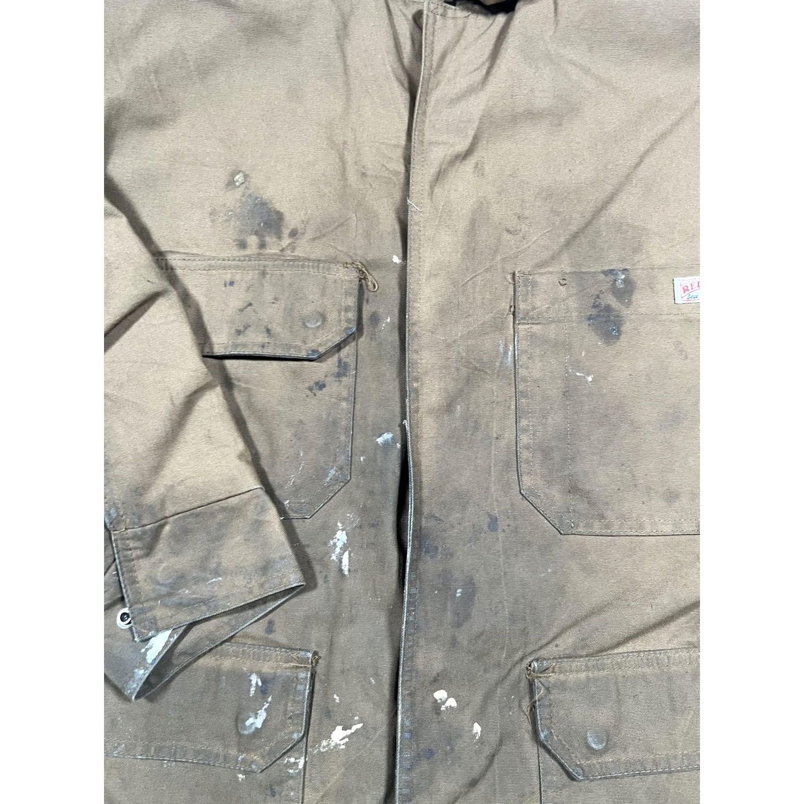 Red Kap Red Kap Coat Mens 2XL Brown Canvas Quilted Insulated Workwear Parka Full Zip Read Size US XXL / EU 58 / 5 - 5 Thumbnail