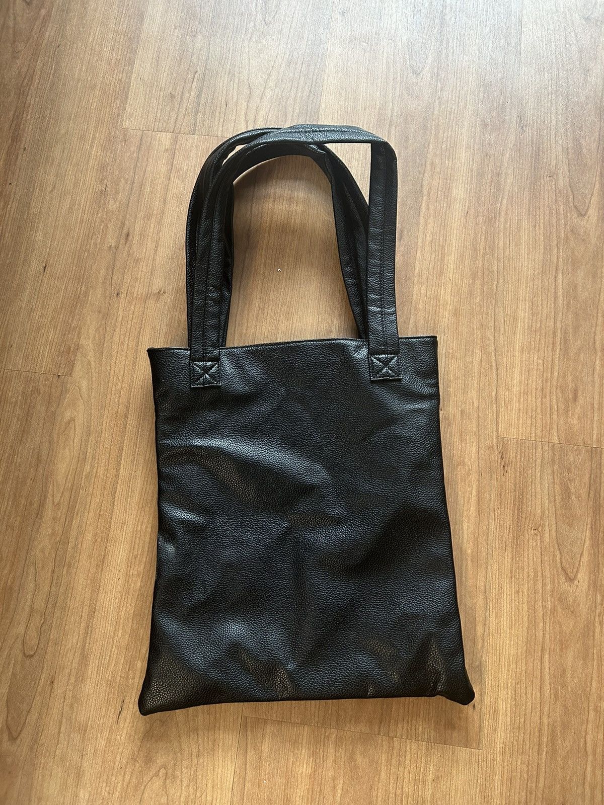 Hybrid Clothing Graphic Leather Tote