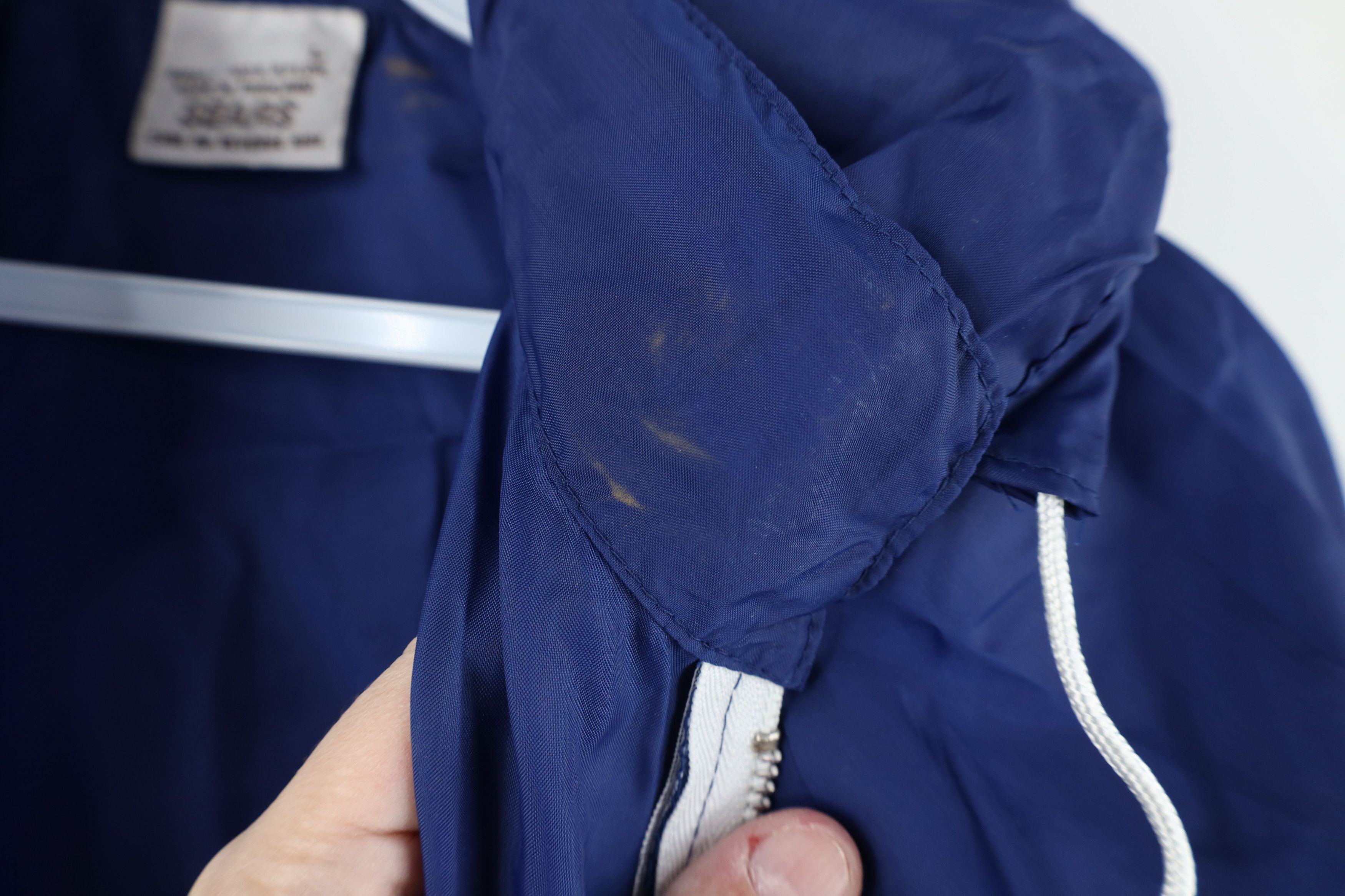 Vintage Deadstock Vintage 70s Streetwear Windbreaker Jacket Blue Size L / US 10 / IT 46 - 8 Thumbnail