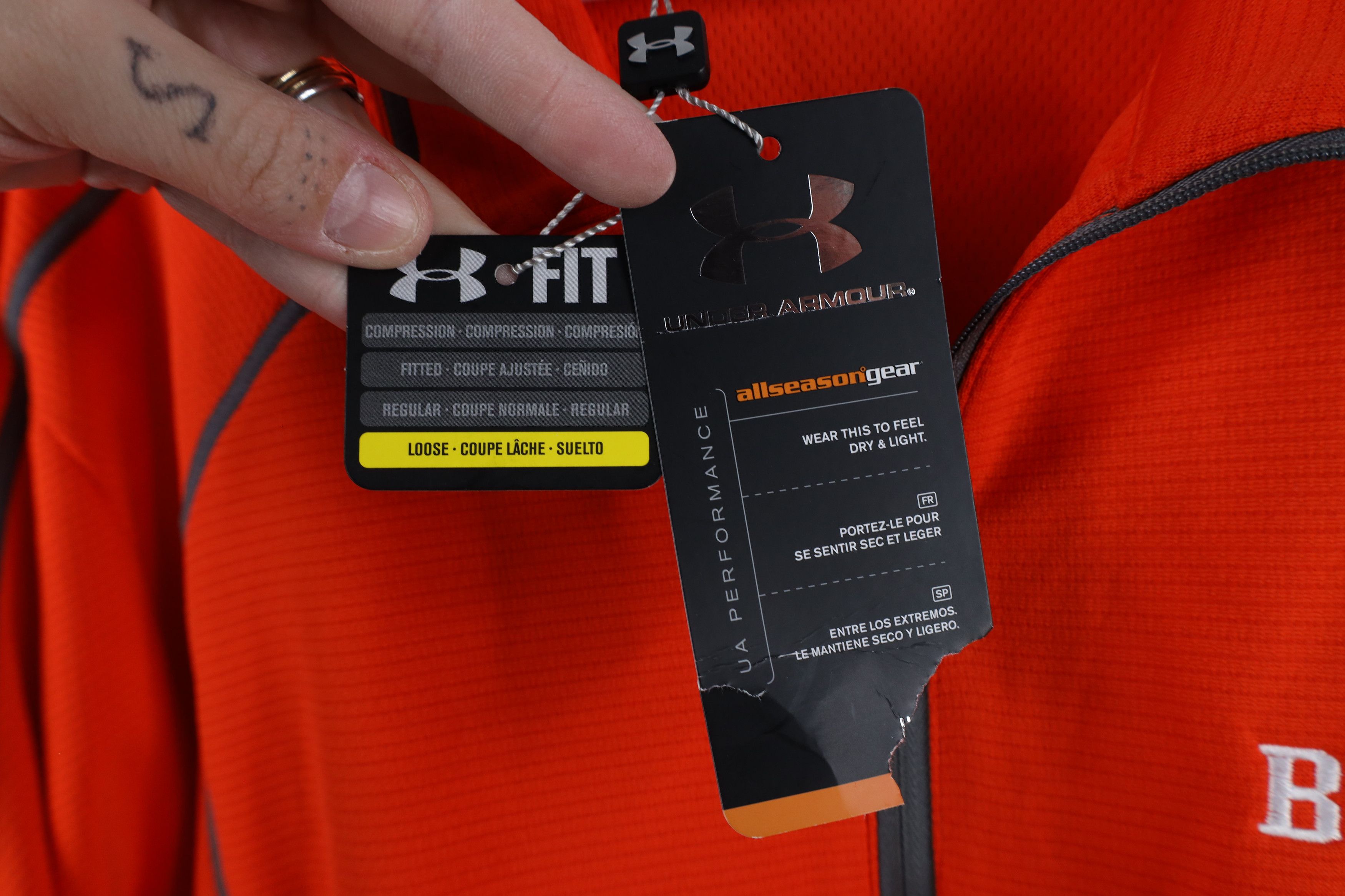 Under Armour × Vintage New Under Armour State University Half Zip Pullover Top Size US L / EU 52-54 / 3 - 6 Thumbnail