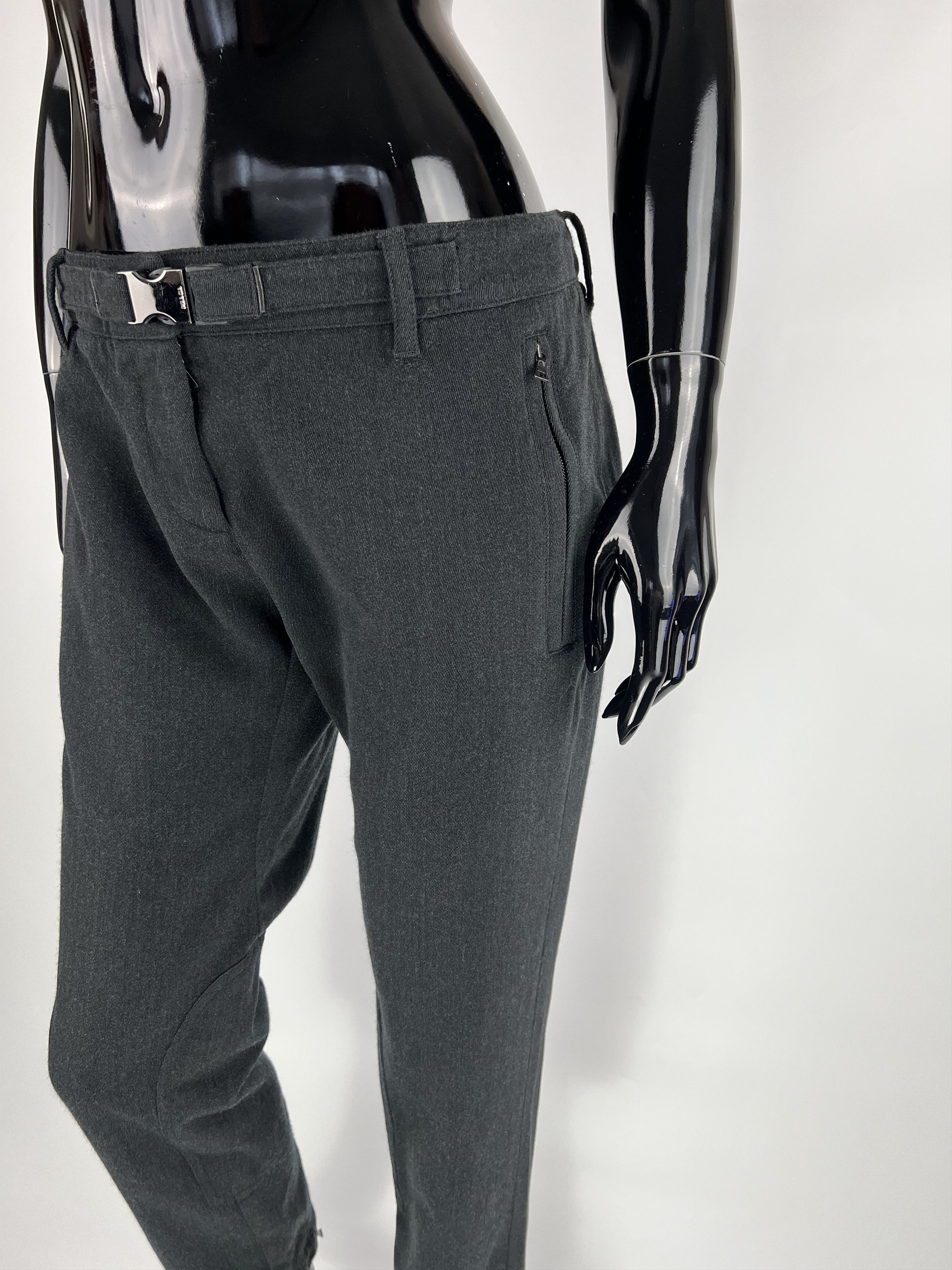 Prada Prada Wool Belted Pants Size 32" / US 10 / IT 46 - 5 Thumbnail