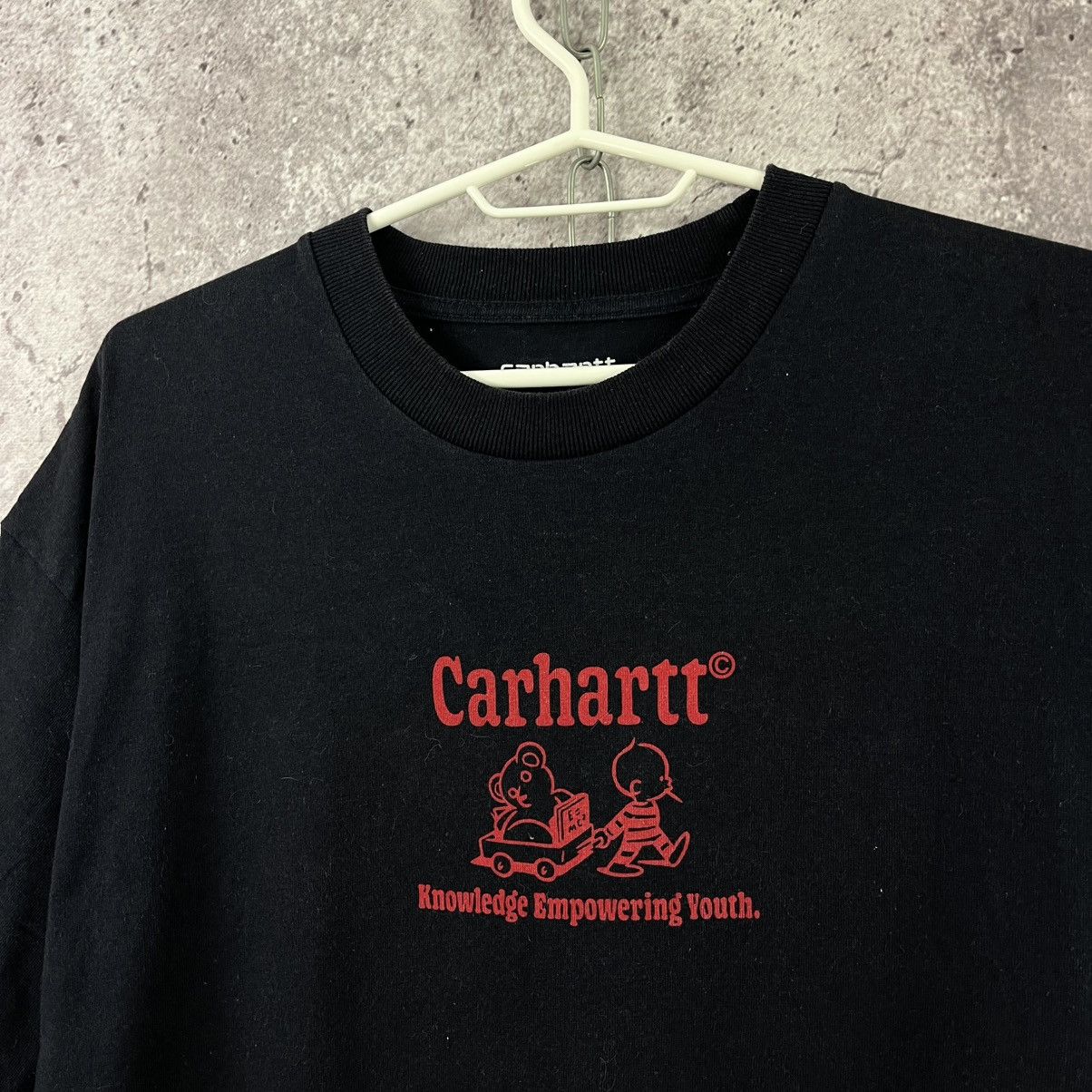 Carhartt Carhartt Wip T-Shirt Heavy Cotton Crew Neck Centre Logo Sz M Size US M / EU 48-50 / 2 - 2 Thumbnail