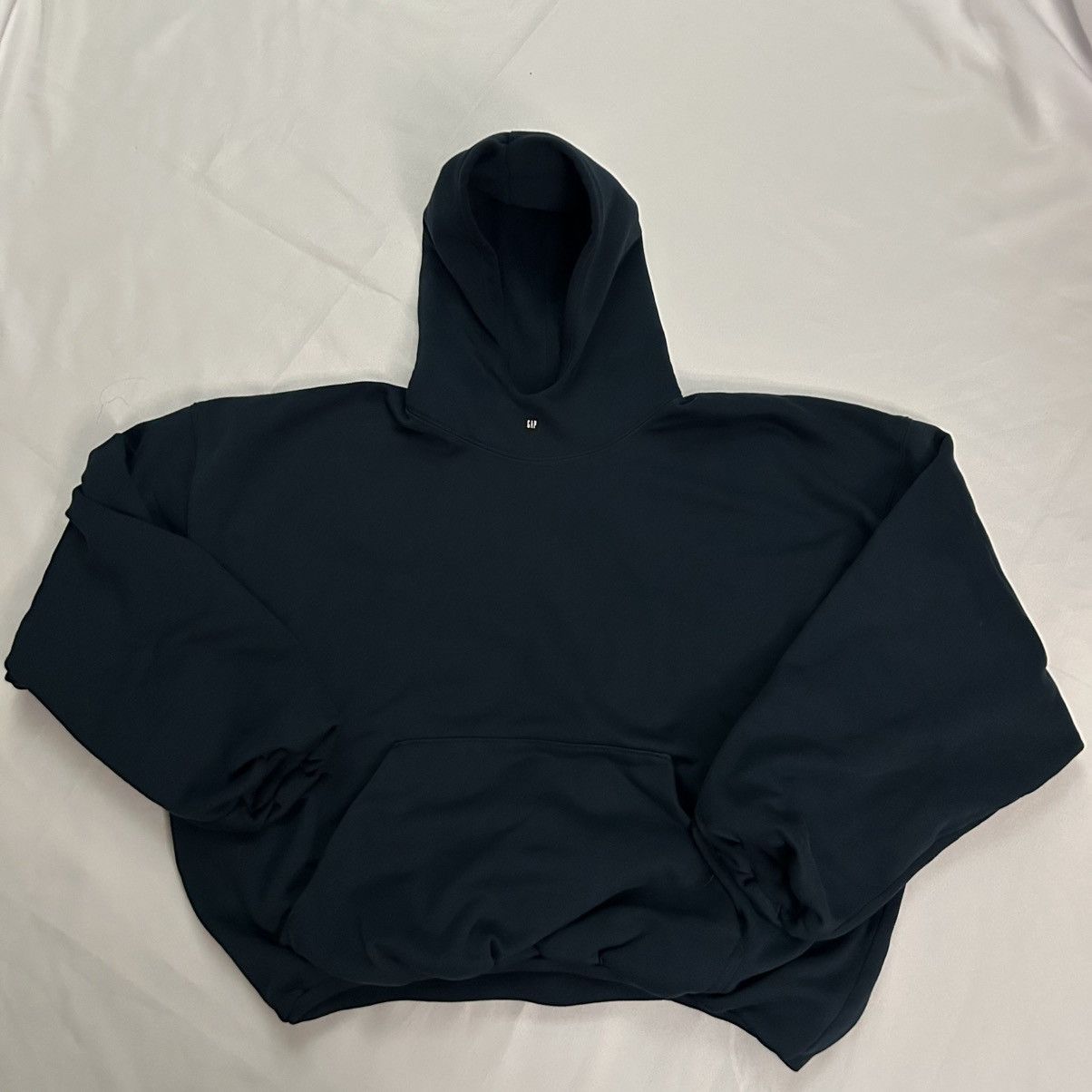 Balenciaga × Gap × Yeezy Yeezy Gap Logo Hoodie Dark Blue XS