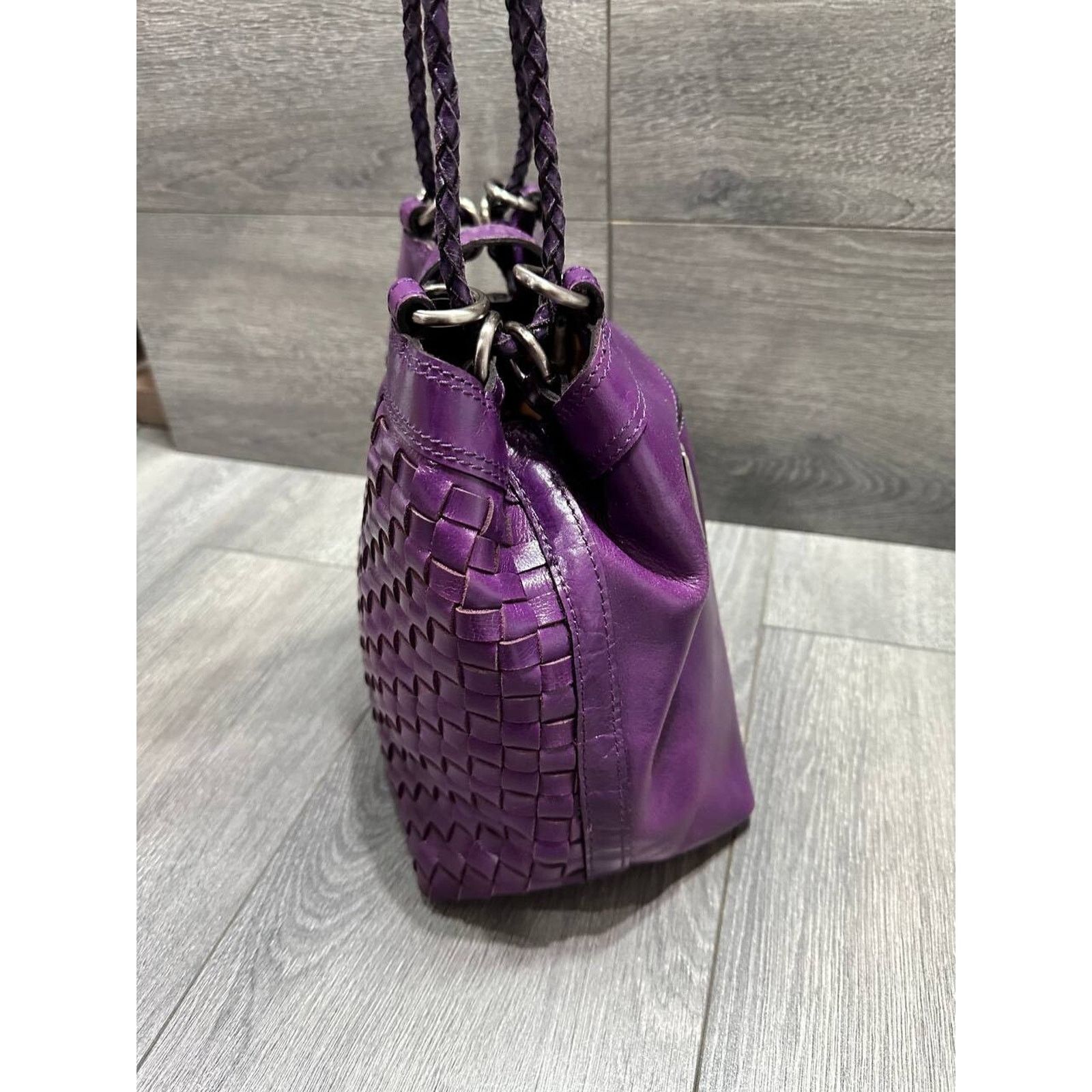 Patricia Nash Patricia Nash Discovery Bucket Bag Plum Jam shoulder B000584 Size ONE SIZE - 5 Thumbnail