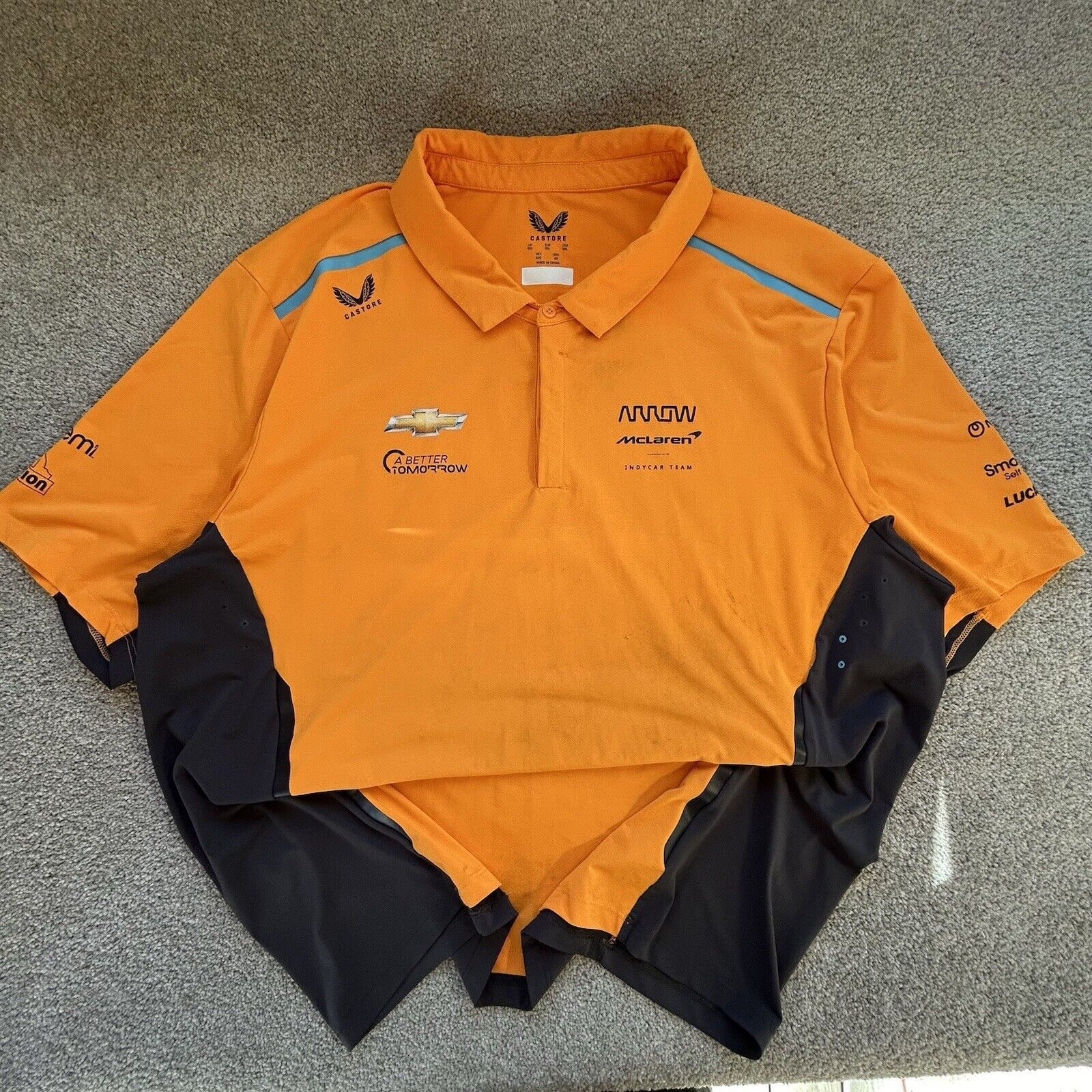 Malcolm McLaren McLaren Castore Indy Car Racing Polo Shirt Adult 5XL F1 Size US XXL / EU 58 / 5 - 1 Thumbnail