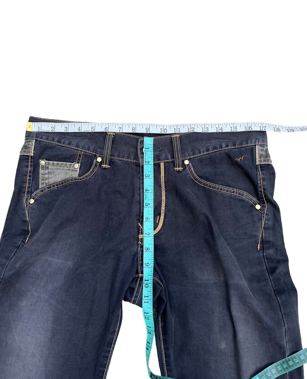 Edwin Vintage Edwin Japan Sun Fade Black Flare Jeans Westerner Size US 31 - 3 Thumbnail