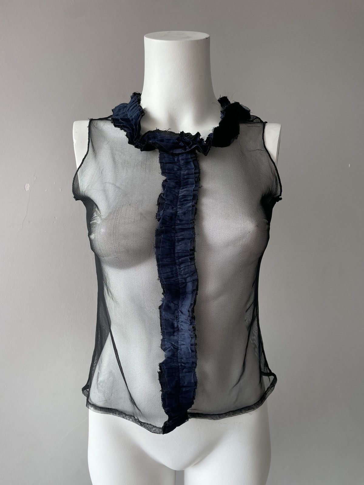 Vintage Parisian blouse Size S / US 4 / IT 40 - 4 Thumbnail