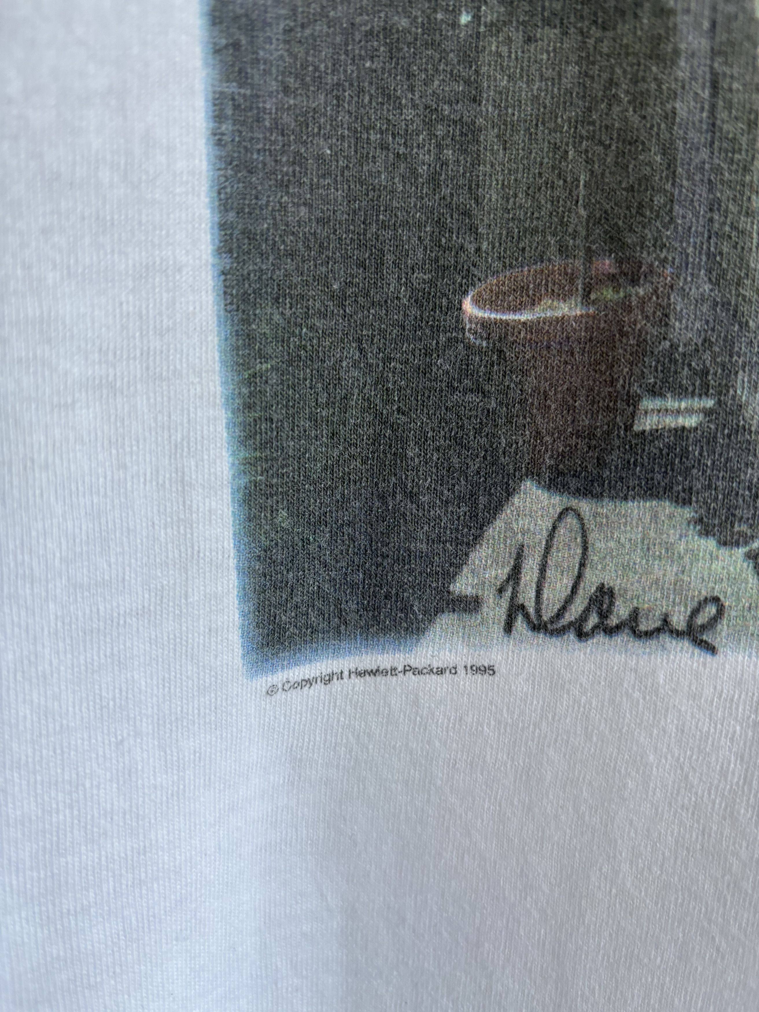 Apple Vintage Hewlett Packard HP Company 1995 Tee Size US L / EU 52-54 / 3 - 4 Thumbnail